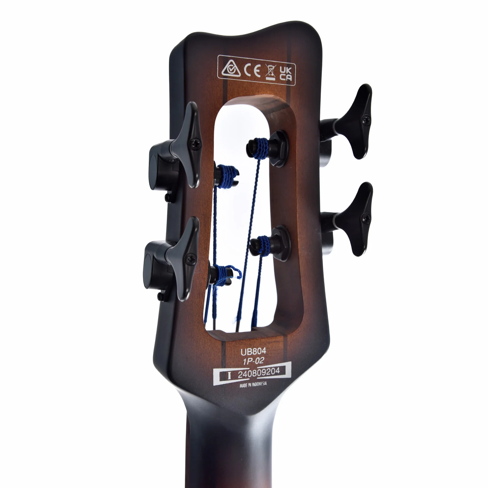 Ibanez UB804 Electric Upright Bass & Gigbag, Mahogany Oil Burst - Image 6