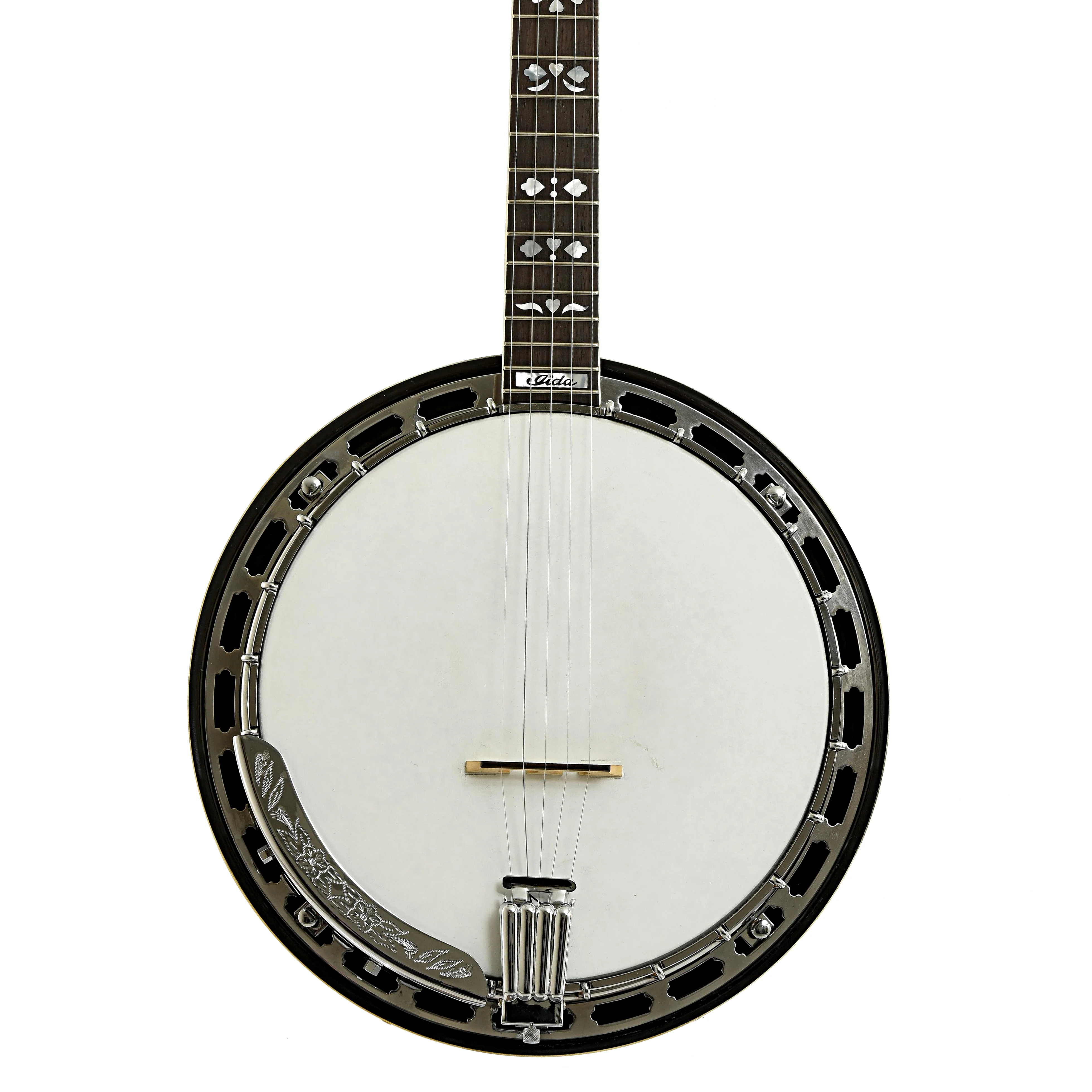Iida Hearts & Flowers Resonator Banjo (1970s) - Image 16