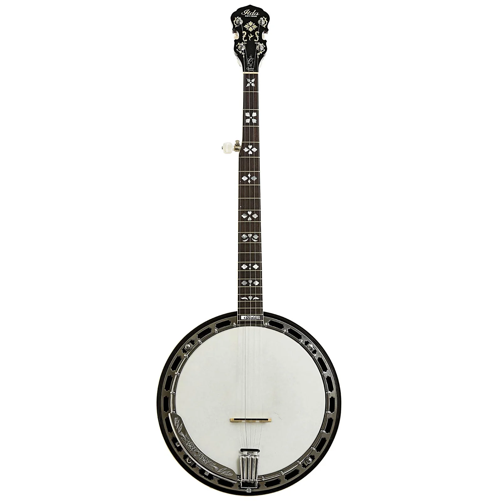 Iida Hearts & Flowers Resonator Banjo (1970s) - Image 18