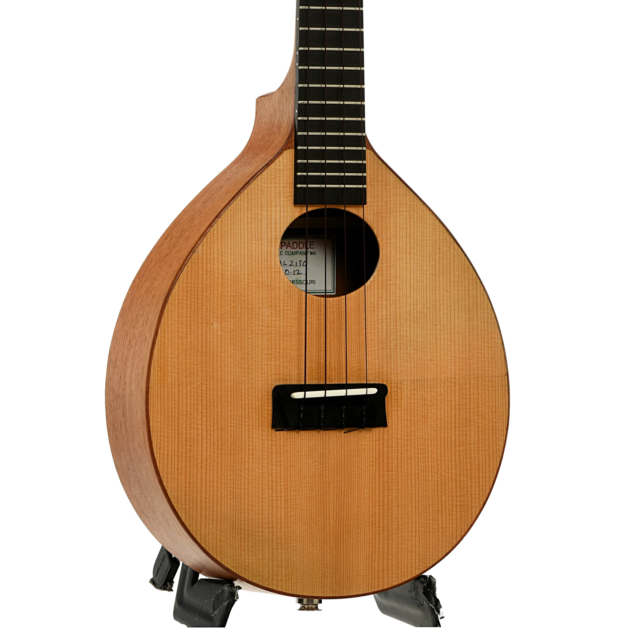 Jerry Hoffman Boat Paddle Concert Ukulele (2012) - Image 4