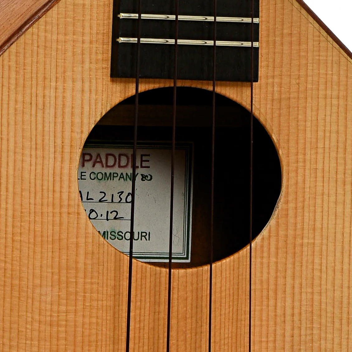 Jerry Hoffman Boat Paddle Concert Ukulele (2012) - Image 6