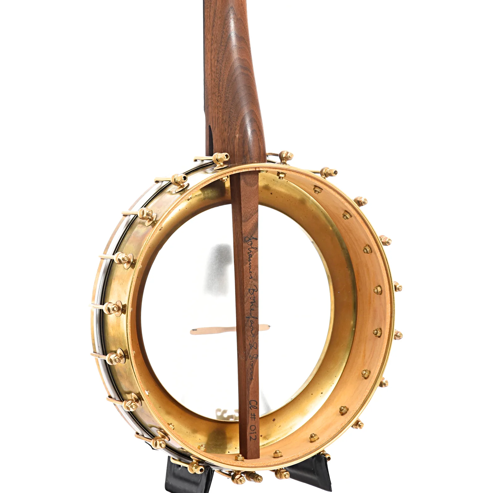 Johannes Bonefaas & Sons 12" Openback Banjo (c.2000) - Image 11