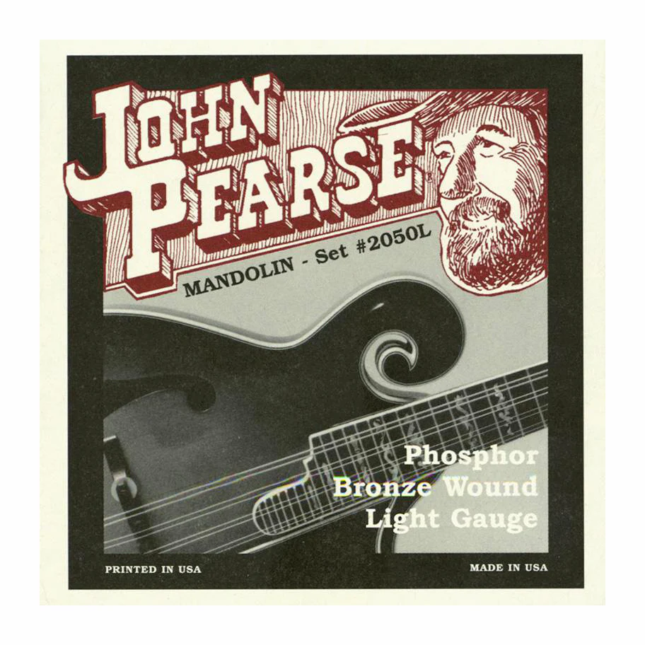 John Pearse 2050L Phosphor Bronze Light Mandolin Strings - Image 2