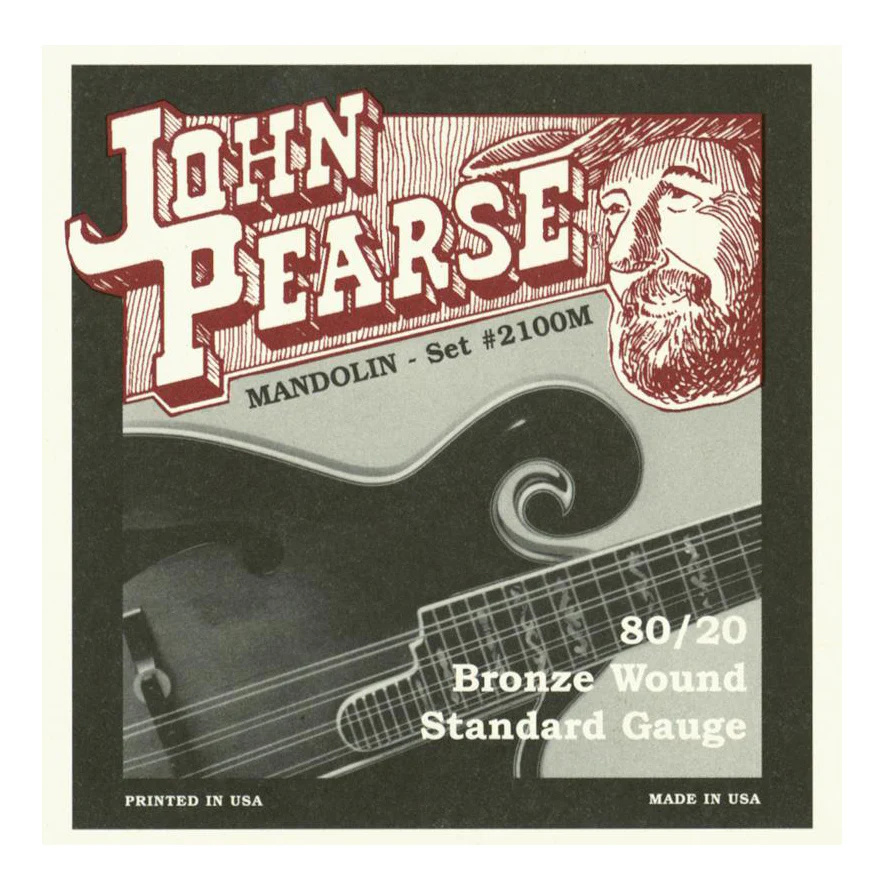 John Pearse 2100M 80/20 Bronze Standard Mandolin Strings - Image 2