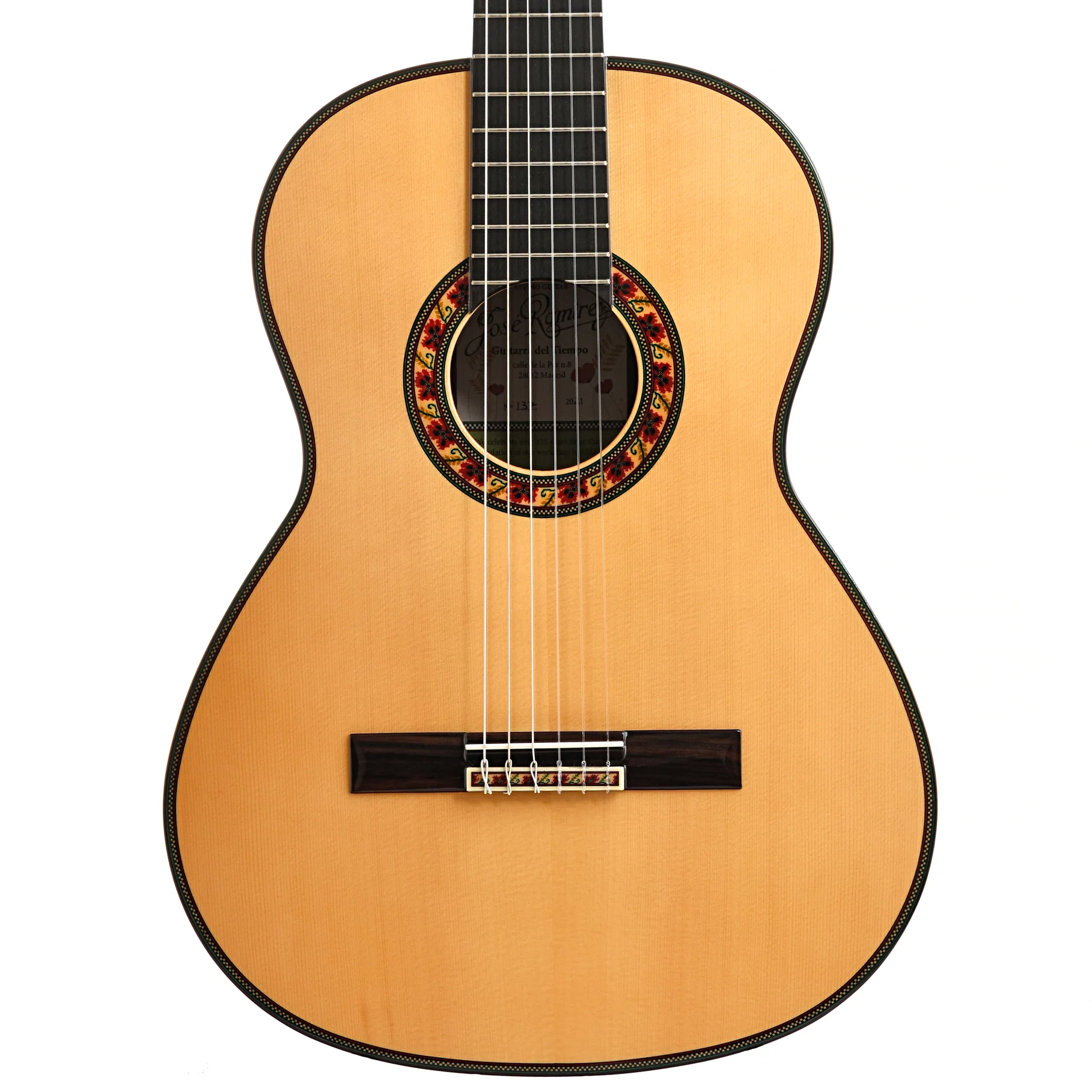Jose Ramirez Guitarra Del Tiempo Classical Guitar and Case, Spruce Top Model - Image 2