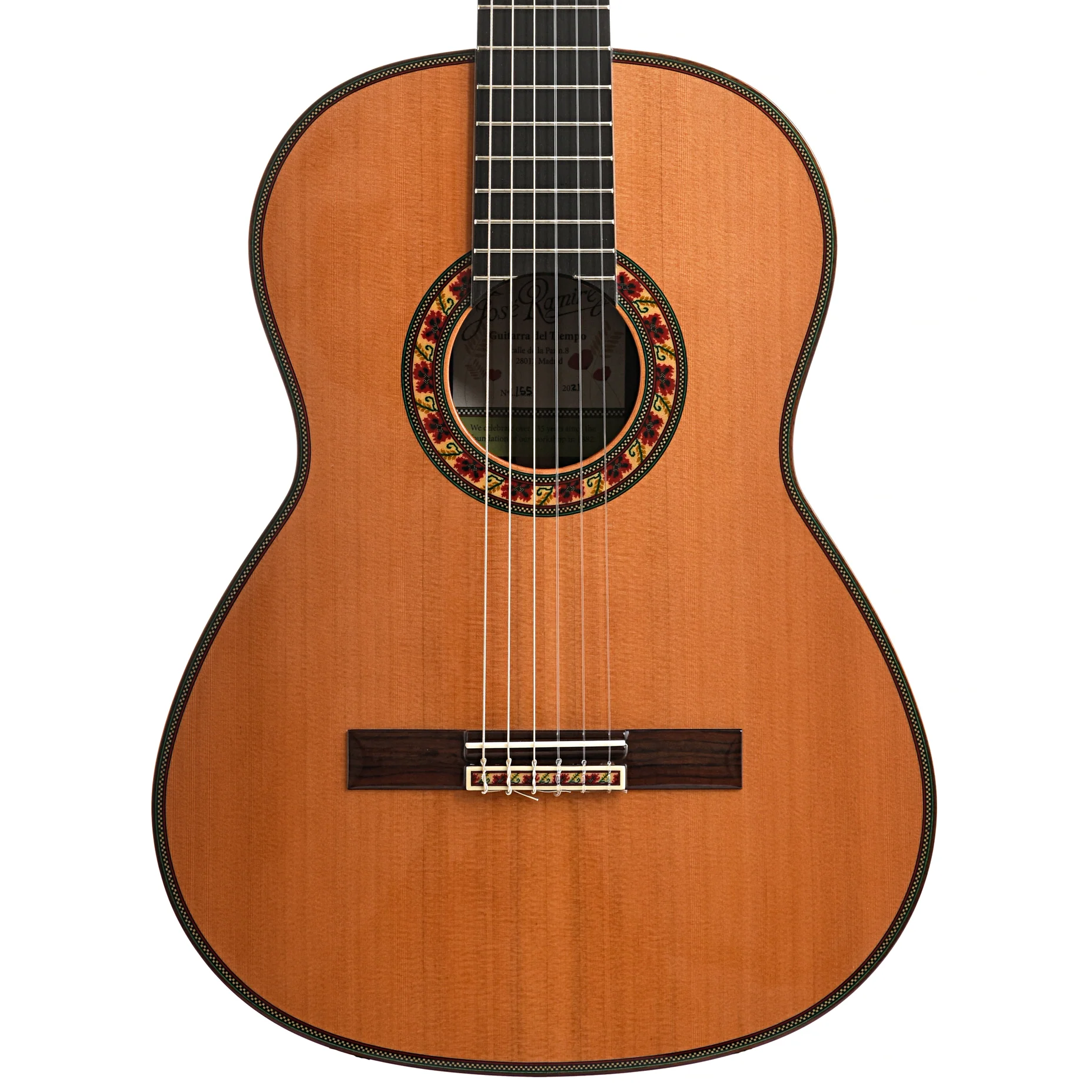Jose Ramirez Guitarra Del Tiempo Classical Guitar and Case, Cedar Top Model - Image 2