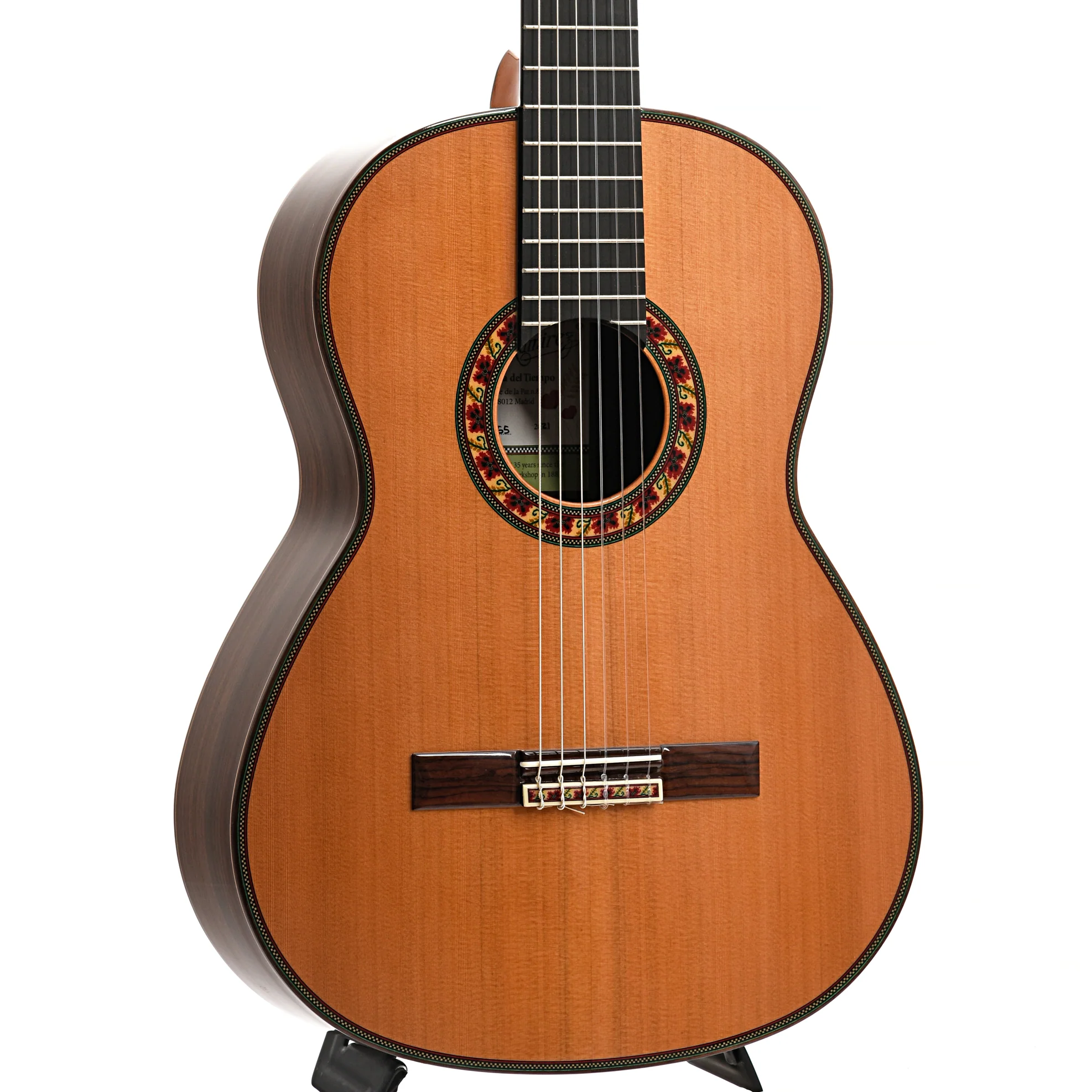 Jose Ramirez Guitarra Del Tiempo Classical Guitar and Case, Cedar Top Model - Image 4