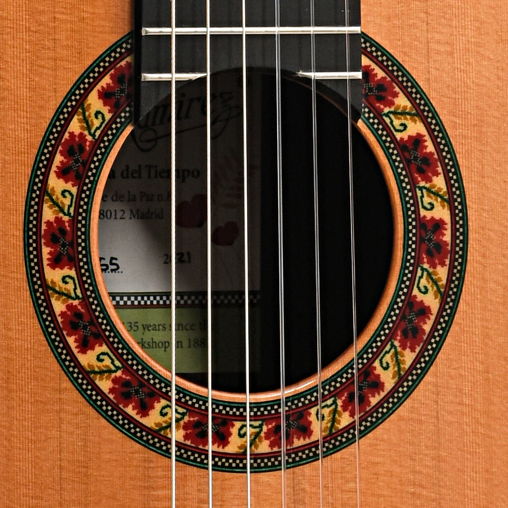 Jose Ramirez Guitarra Del Tiempo Classical Guitar and Case, Cedar Top Model - Image 6