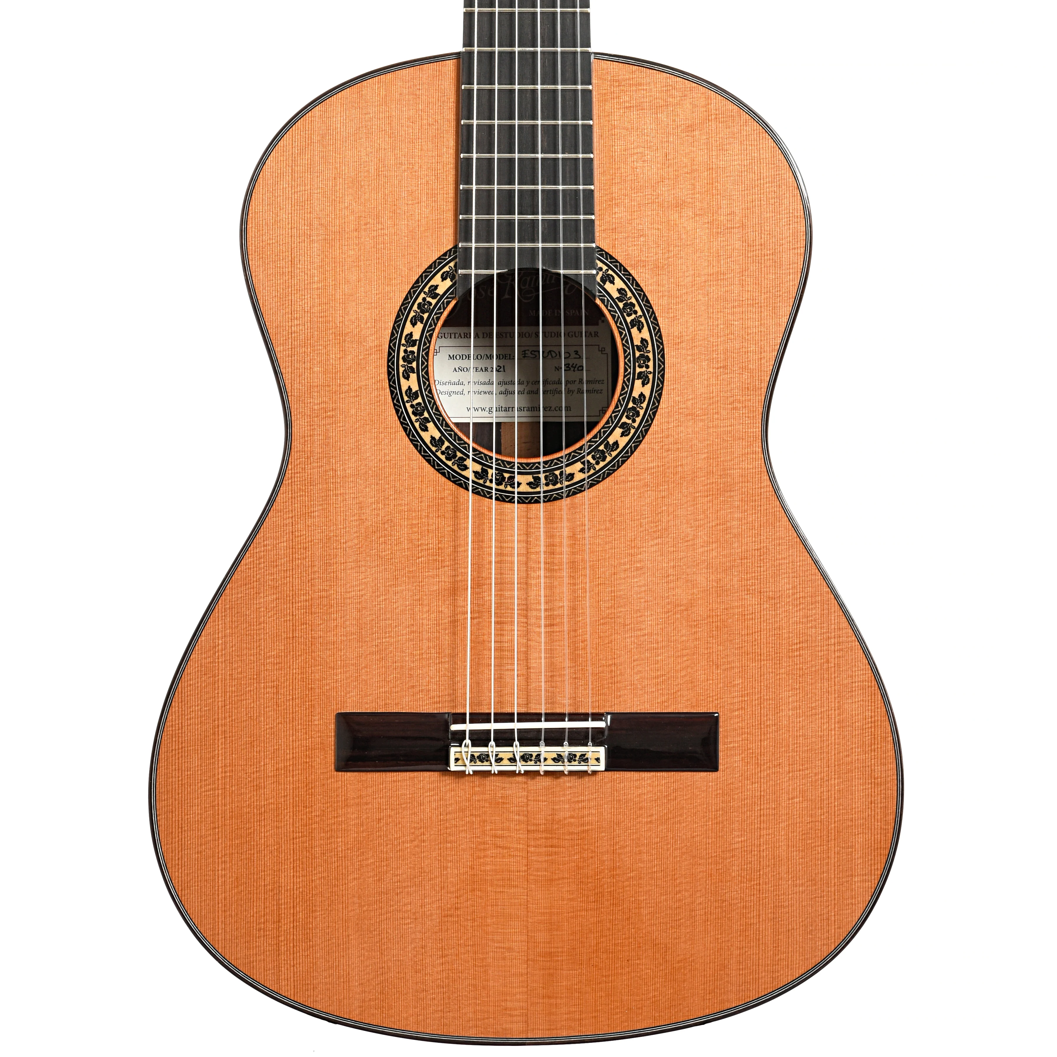 Jose Ramirez Studio 3 Classical Guitar, Cedar Top - Image 2