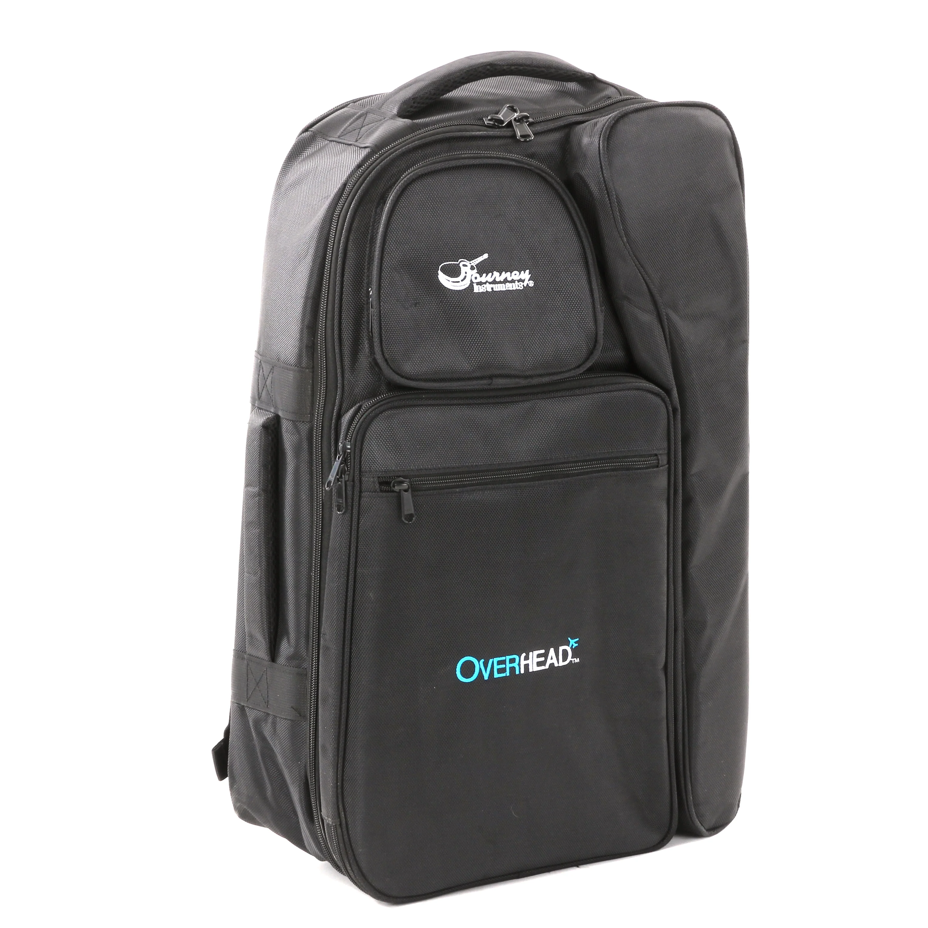 Journey Instruments OF660 Carbon Fiber Collapsible Travel Guitar with Gigbag, Navy Blue Top - Image 12