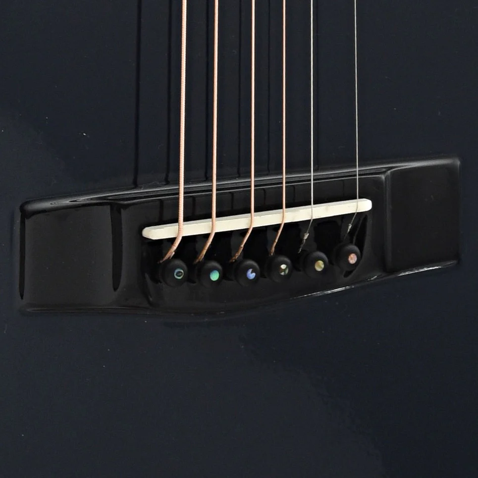 Journey Instruments OF660 Carbon Fiber Collapsible Travel Guitar with Gigbag, Navy Blue Top - Image 3