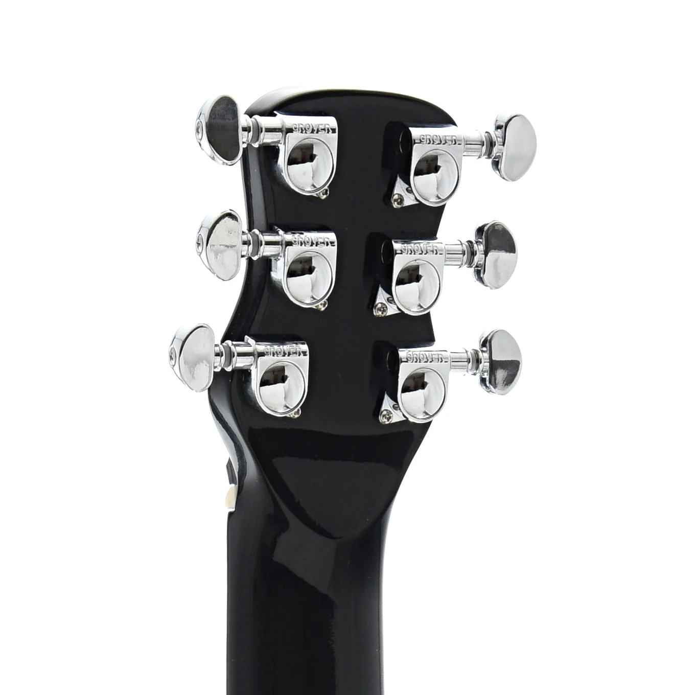 Journey Instruments OF660 Carbon Fiber Collapsible Travel Guitar with Gigbag, Navy Blue Top - Image 7