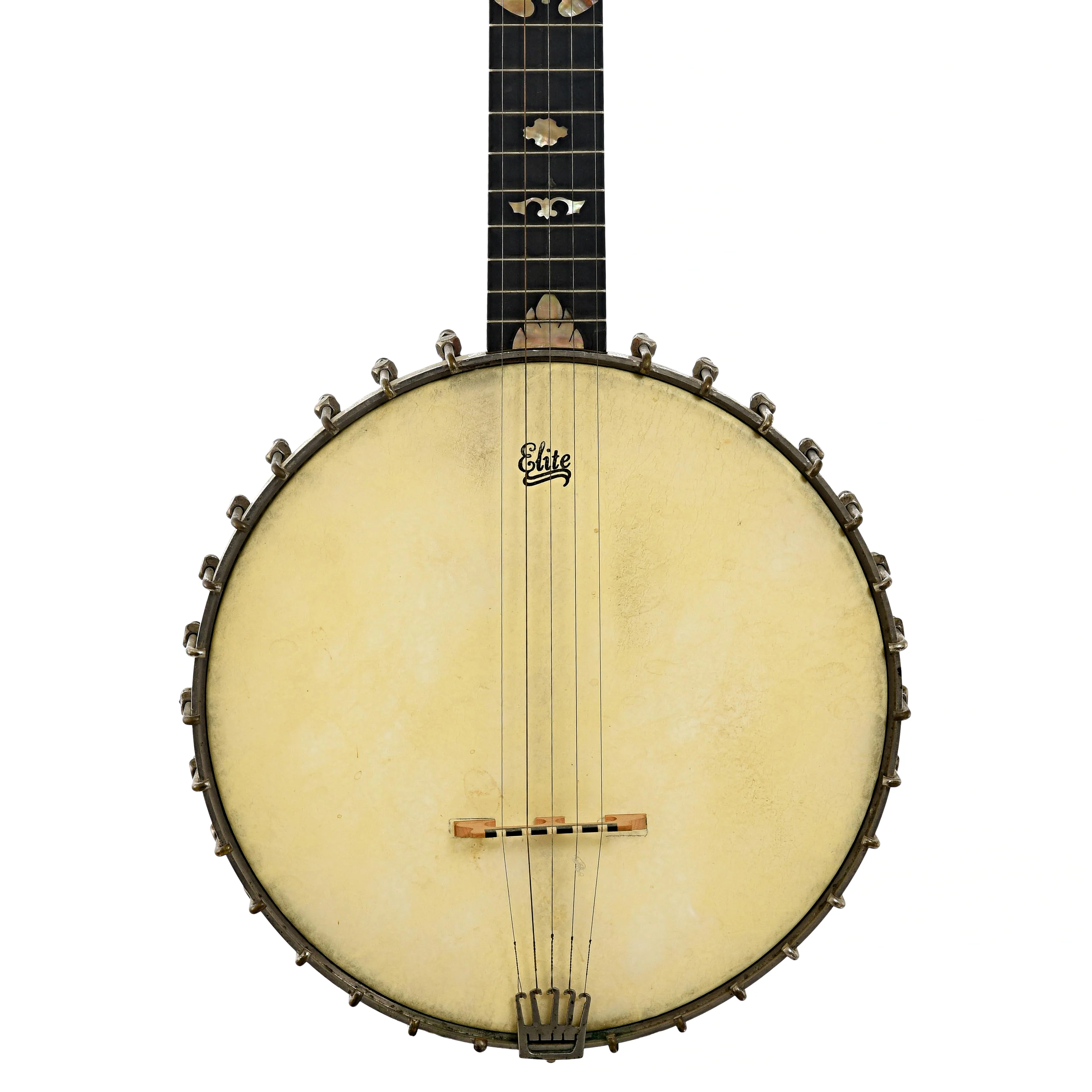 Julius AJ Friederich Professional by Lyon & Healy Open Back Banjo (1890s) - Image 12