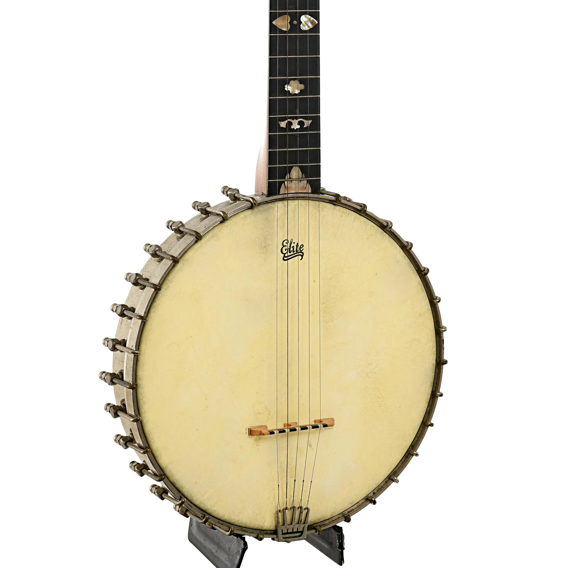 Julius AJ Friederich Professional by Lyon & Healy Open Back Banjo (1890s) - Image 2