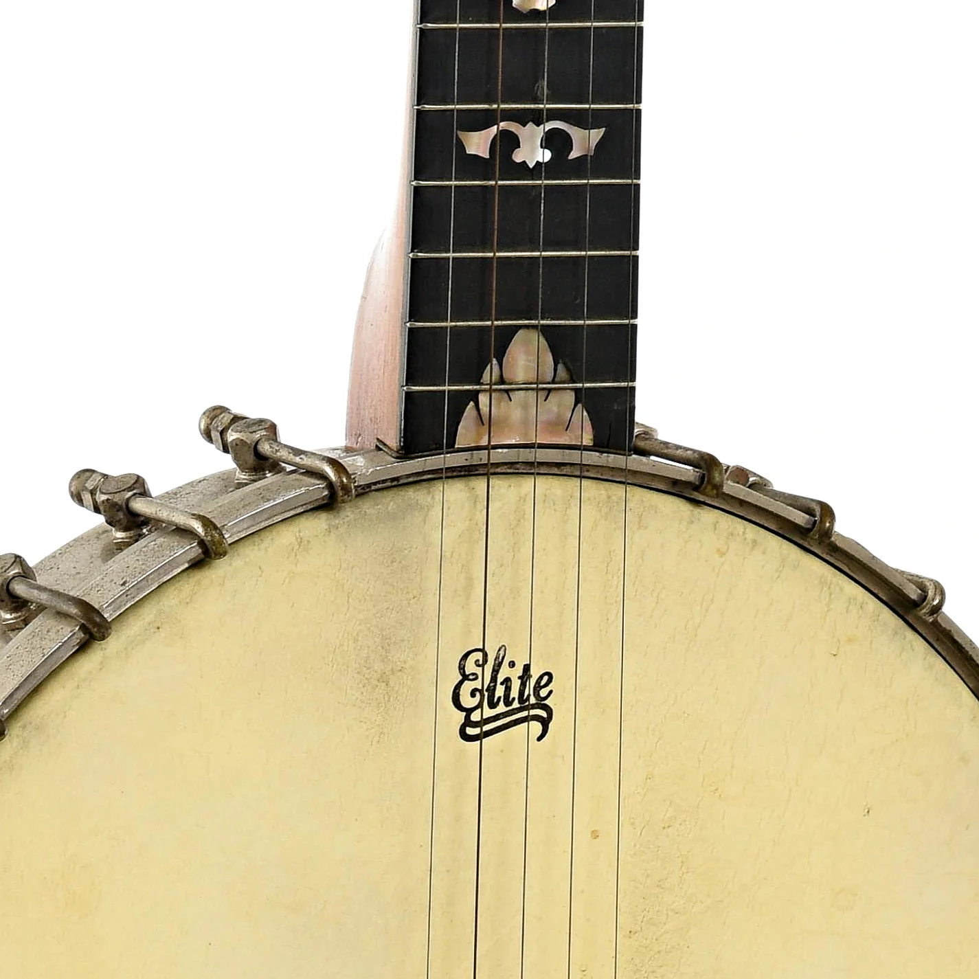 Julius AJ Friederich Professional by Lyon & Healy Open Back Banjo (1890s) - Image 4