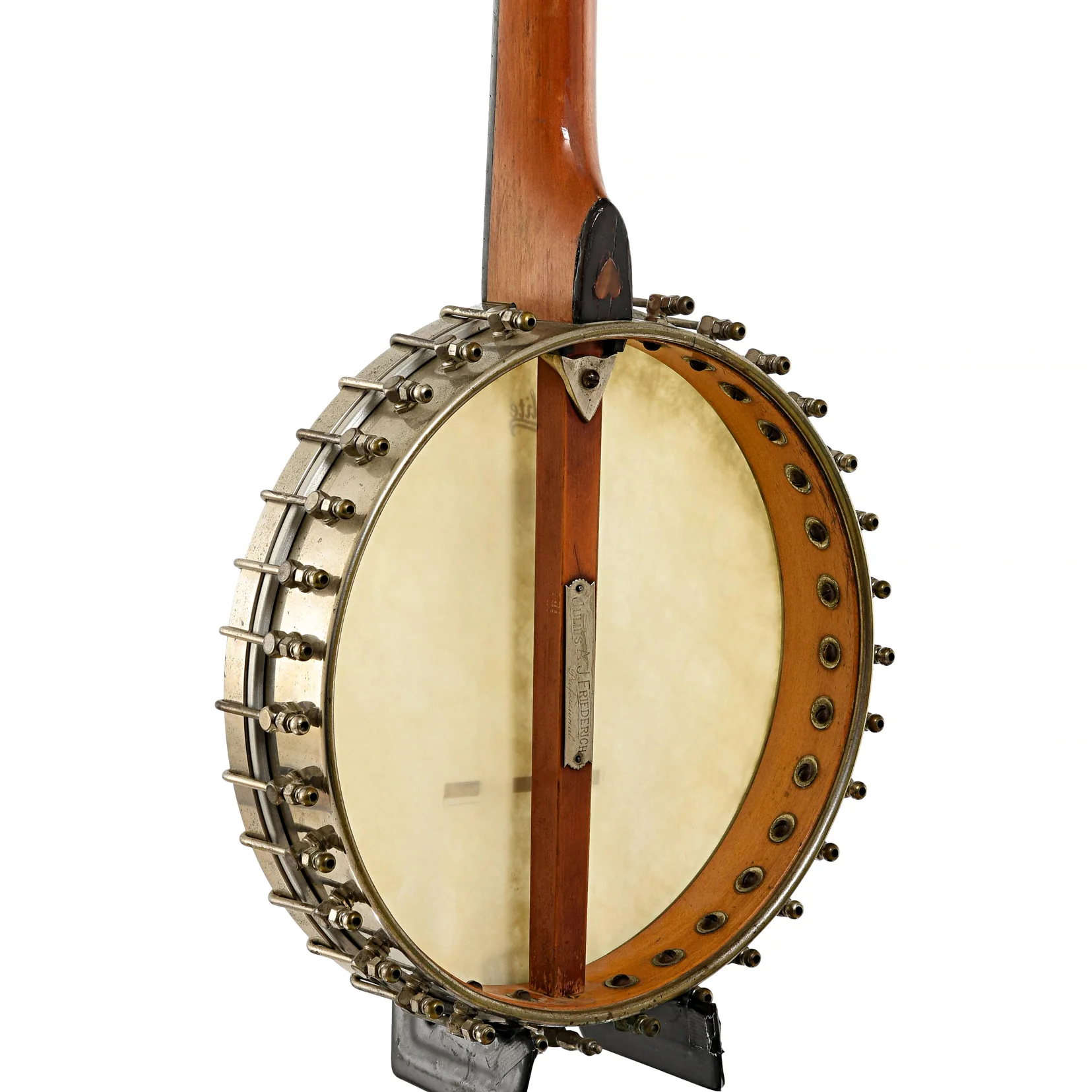 Julius AJ Friederich Professional by Lyon & Healy Open Back Banjo (1890s) - Image 9