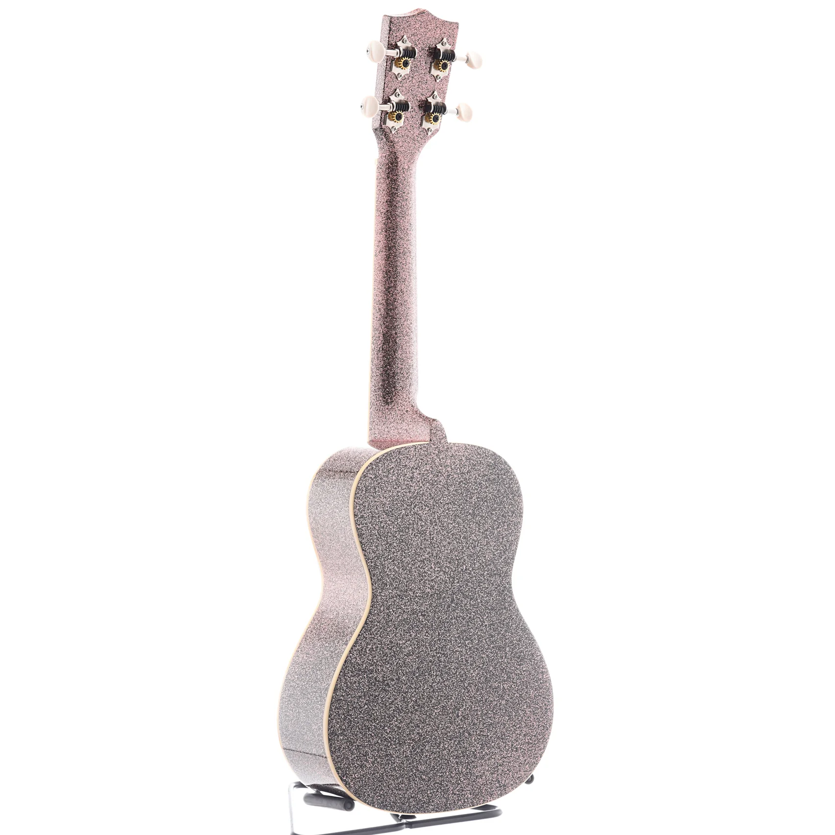 Kala Gloss Sparkle Concert Ukulele, Pink Champagne - Image 11