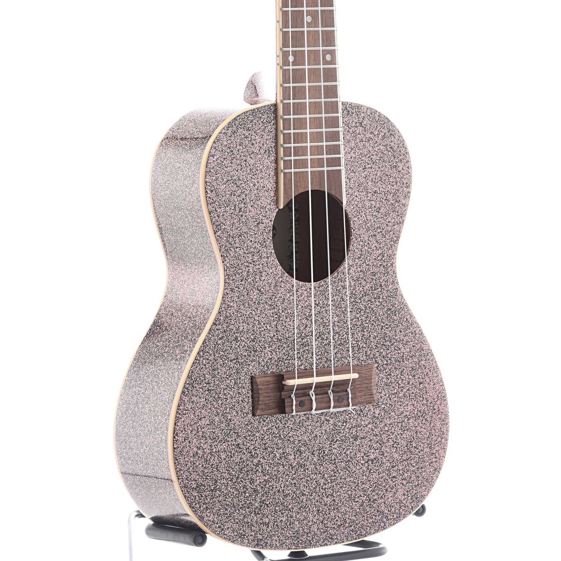 Kala Gloss Sparkle Concert Ukulele, Pink Champagne - Image 3