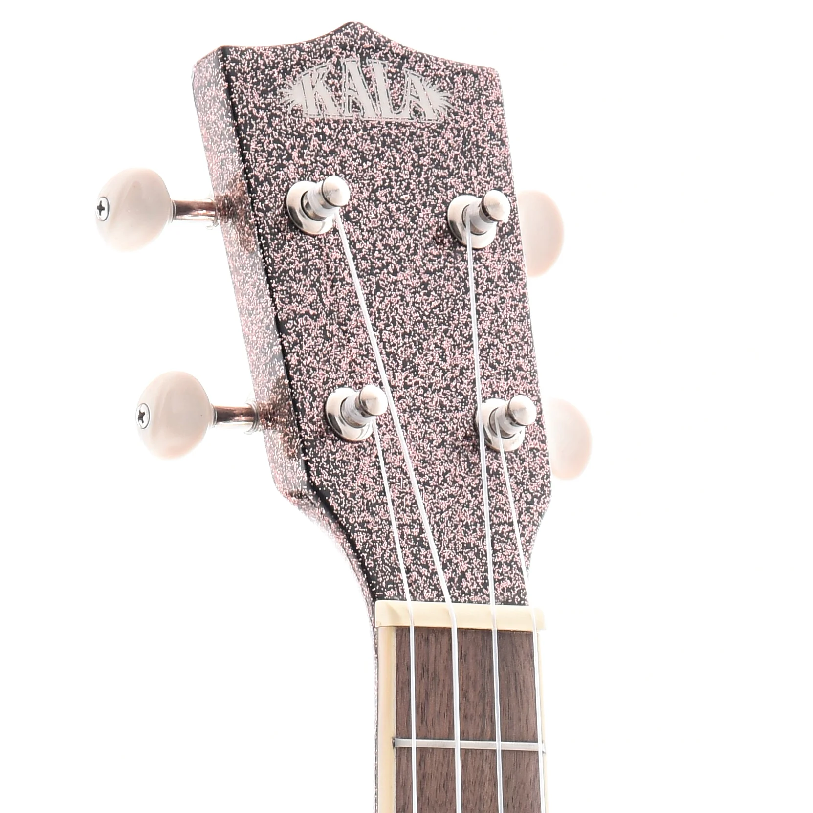 Kala Gloss Sparkle Concert Ukulele, Pink Champagne - Image 7