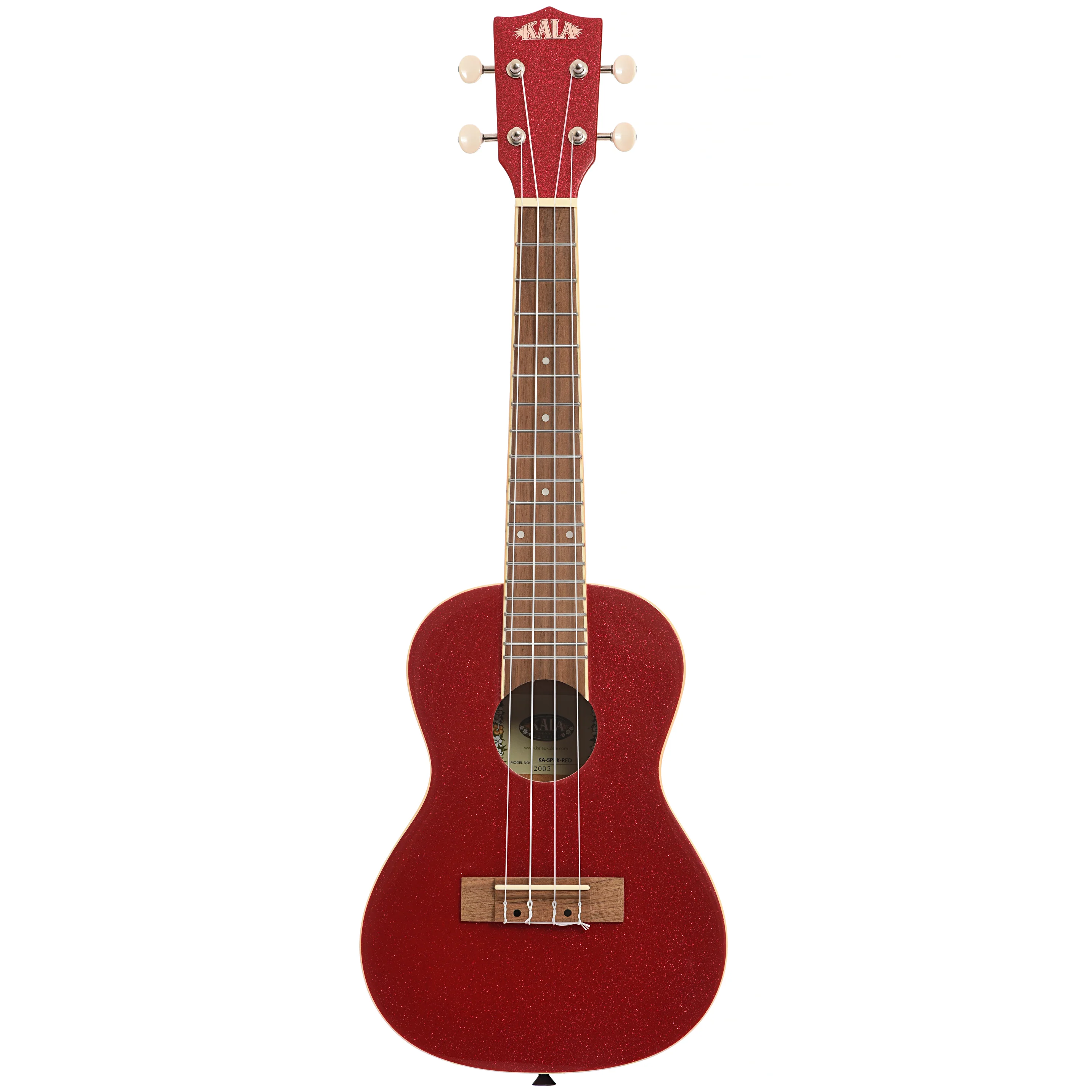 Kala KA-SPRK-RED Gloss Sparkle Red Concert Ukulele (2020) - Image 13