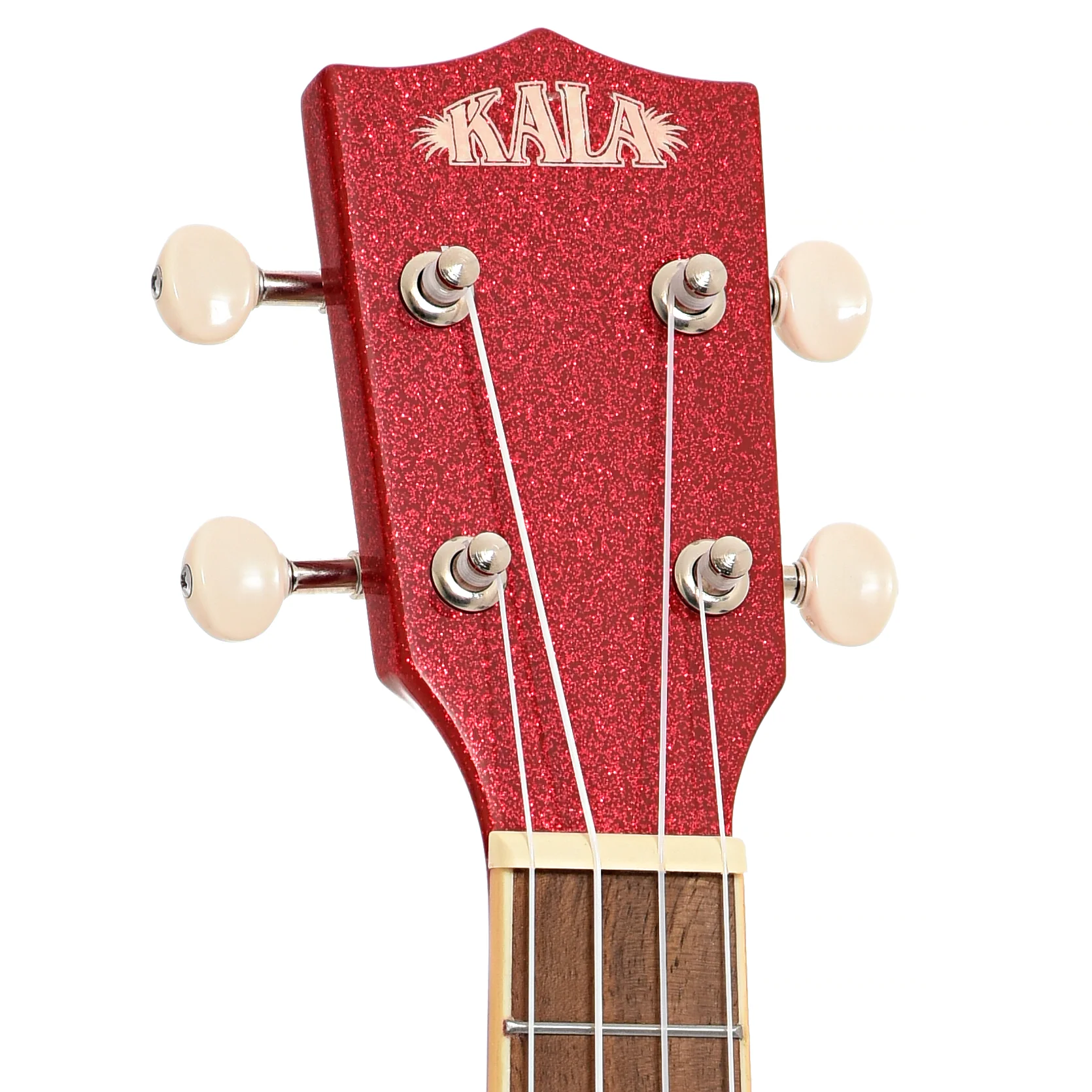 Kala KA-SPRK-RED Gloss Sparkle Red Concert Ukulele (2020) - Image 8