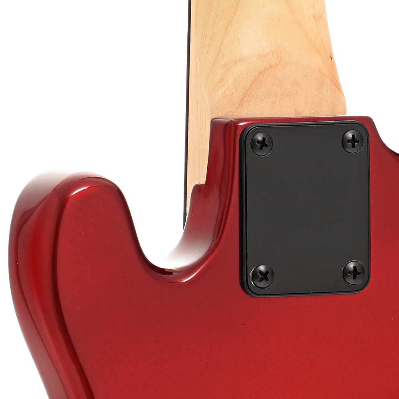 Kala Solid Body U-Bass, Candy Apple Red - Image 10