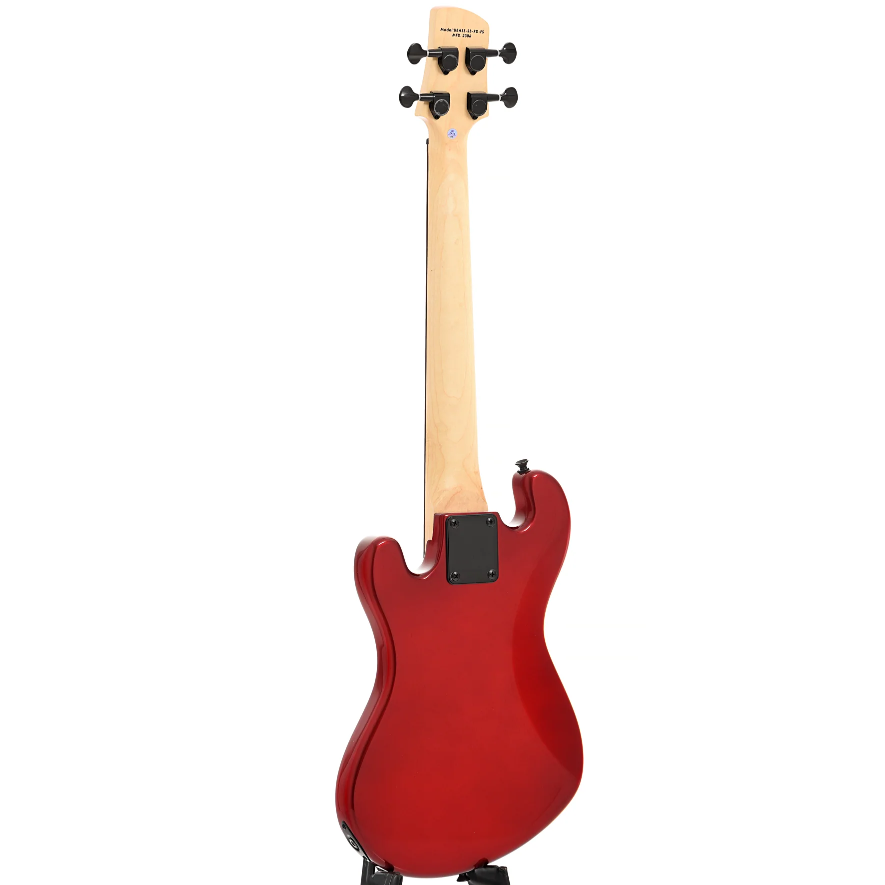 Kala Solid Body U-Bass, Candy Apple Red - Image 12