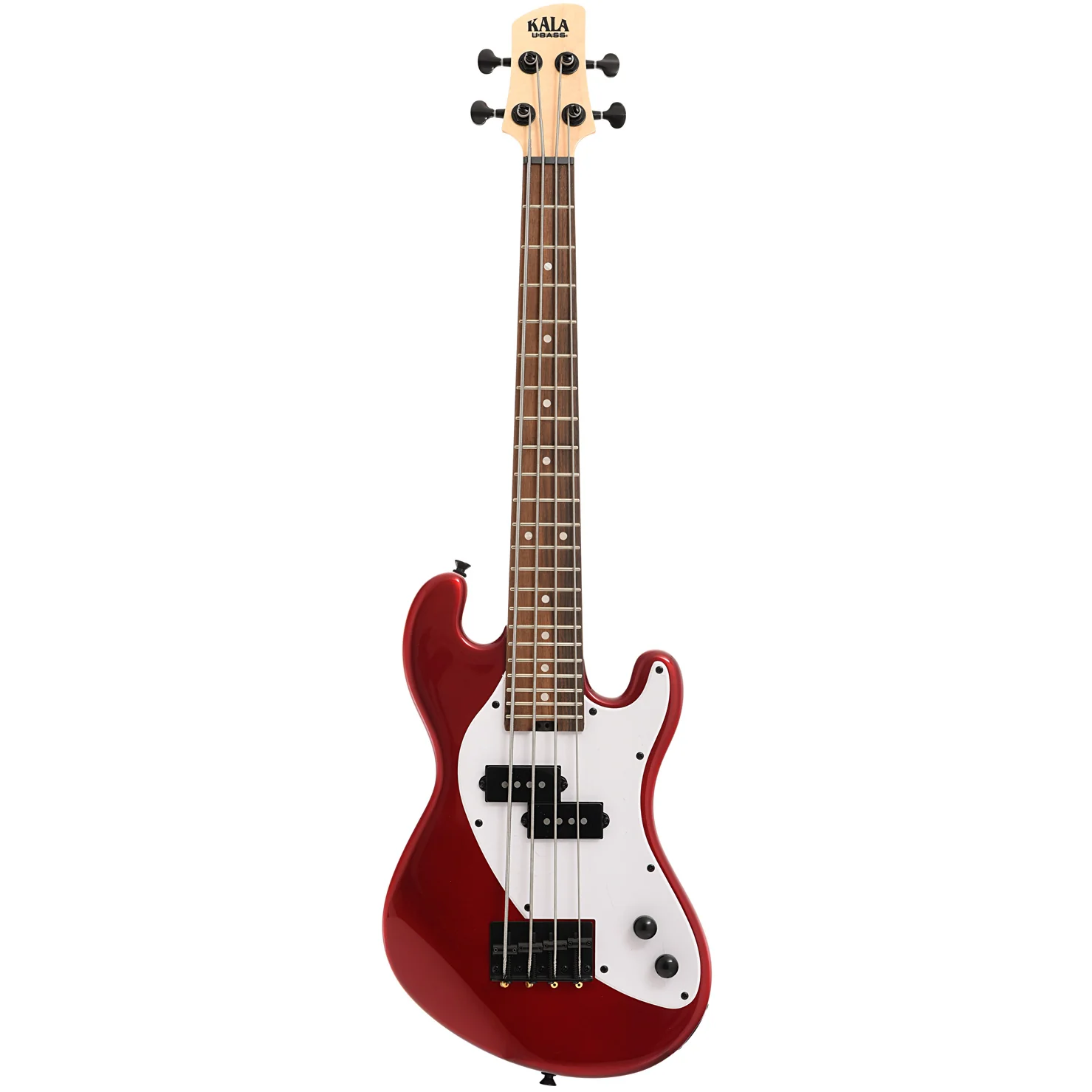 Kala Solid Body U-Bass, Candy Apple Red - Image 14