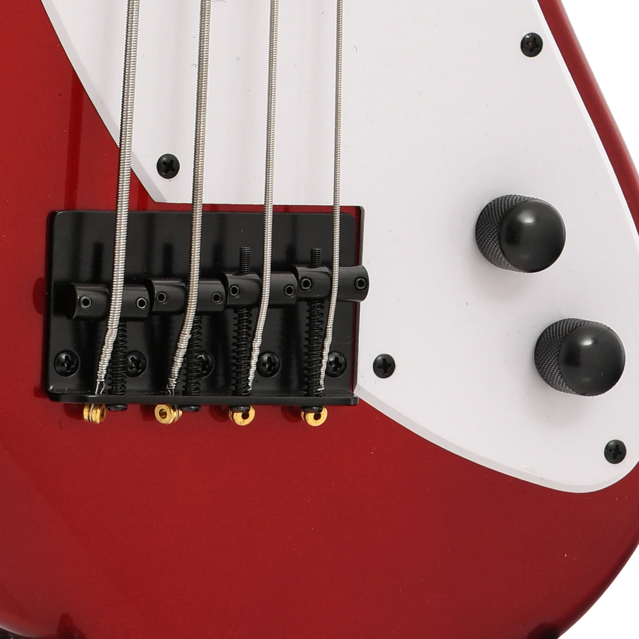 Kala Solid Body U-Bass, Candy Apple Red - Image 5