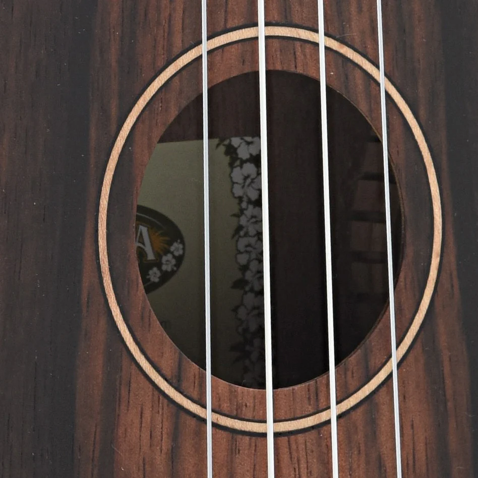 Kala KA-EBY-S Striped Ebony Soprano Ukulele - Image 4