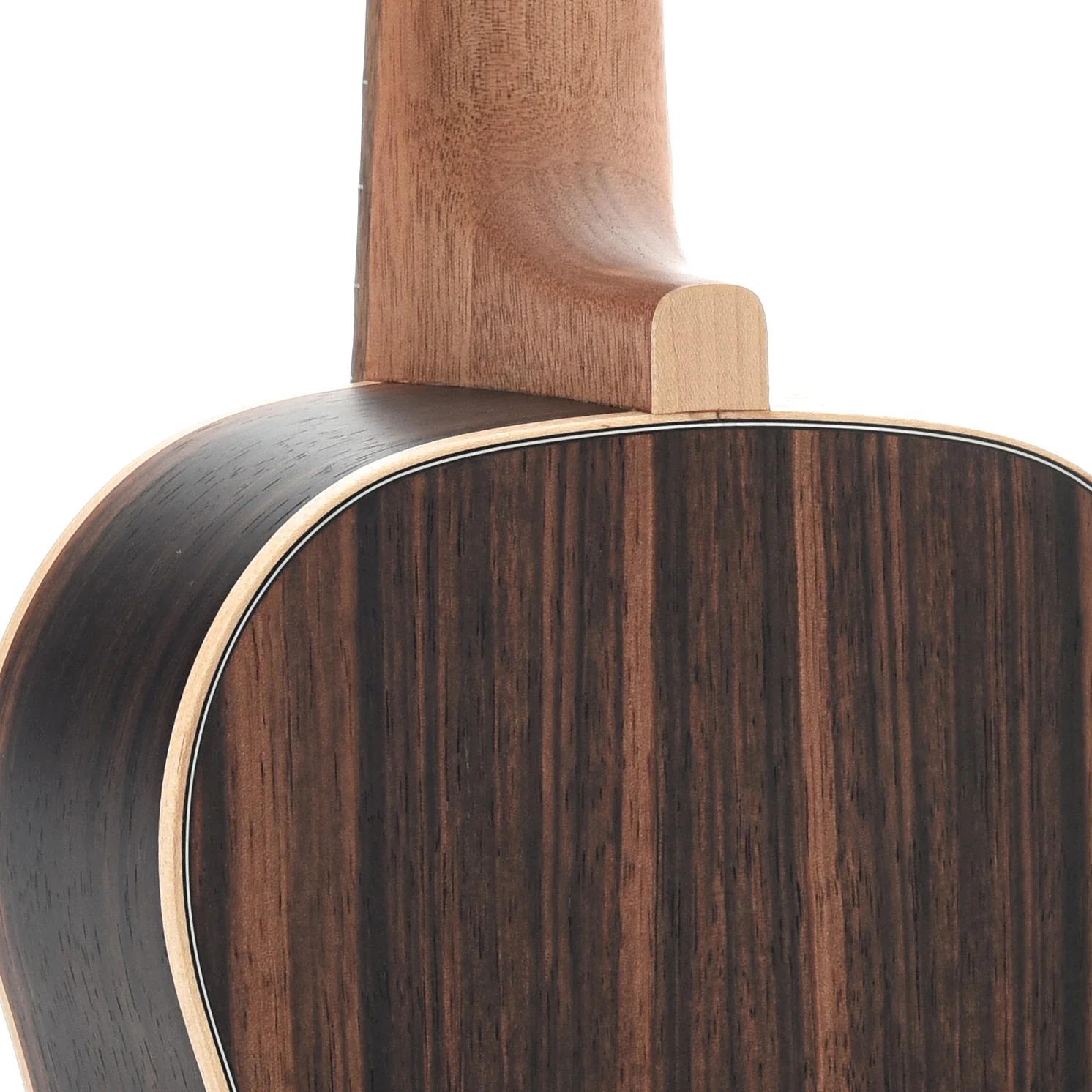 Kala U-Bass Striped Ebony Fretted Mini-Bass & Gigbag, Roundwound Strings - Image 8