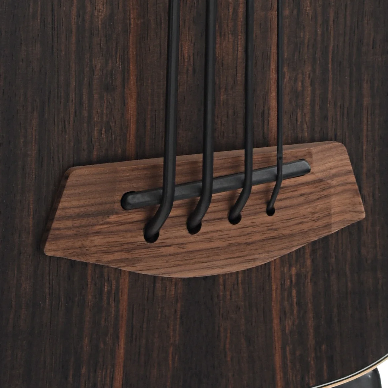 Kala U-Bass Striped Ebony Fretted Mini-Bass & Gigbag - Image 3