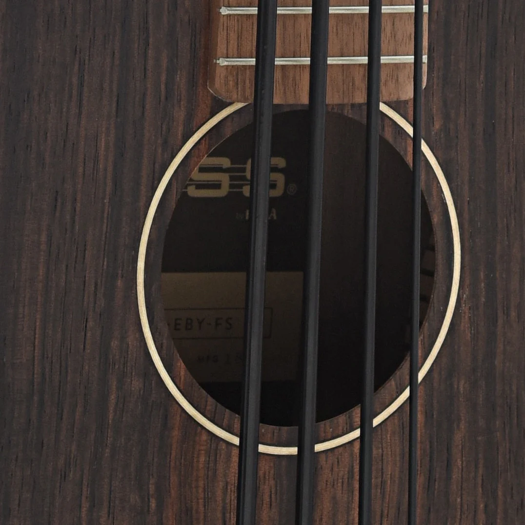 Kala U-Bass Striped Ebony Fretted Mini-Bass & Gigbag - Image 4