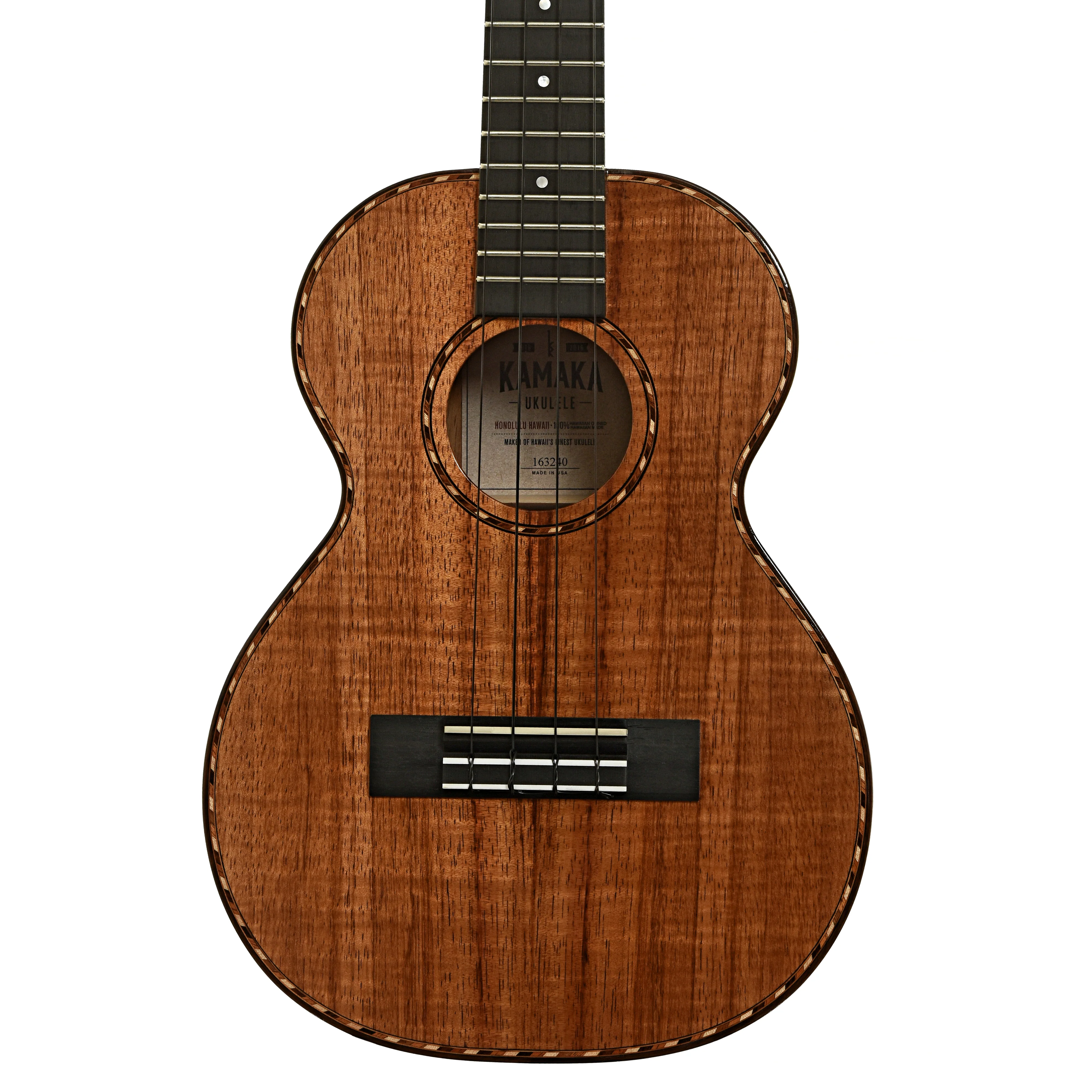 Kamaka 100th Anniversary HF-3D Deluxe Tenor Ukulele with Case (2016) - Image 2