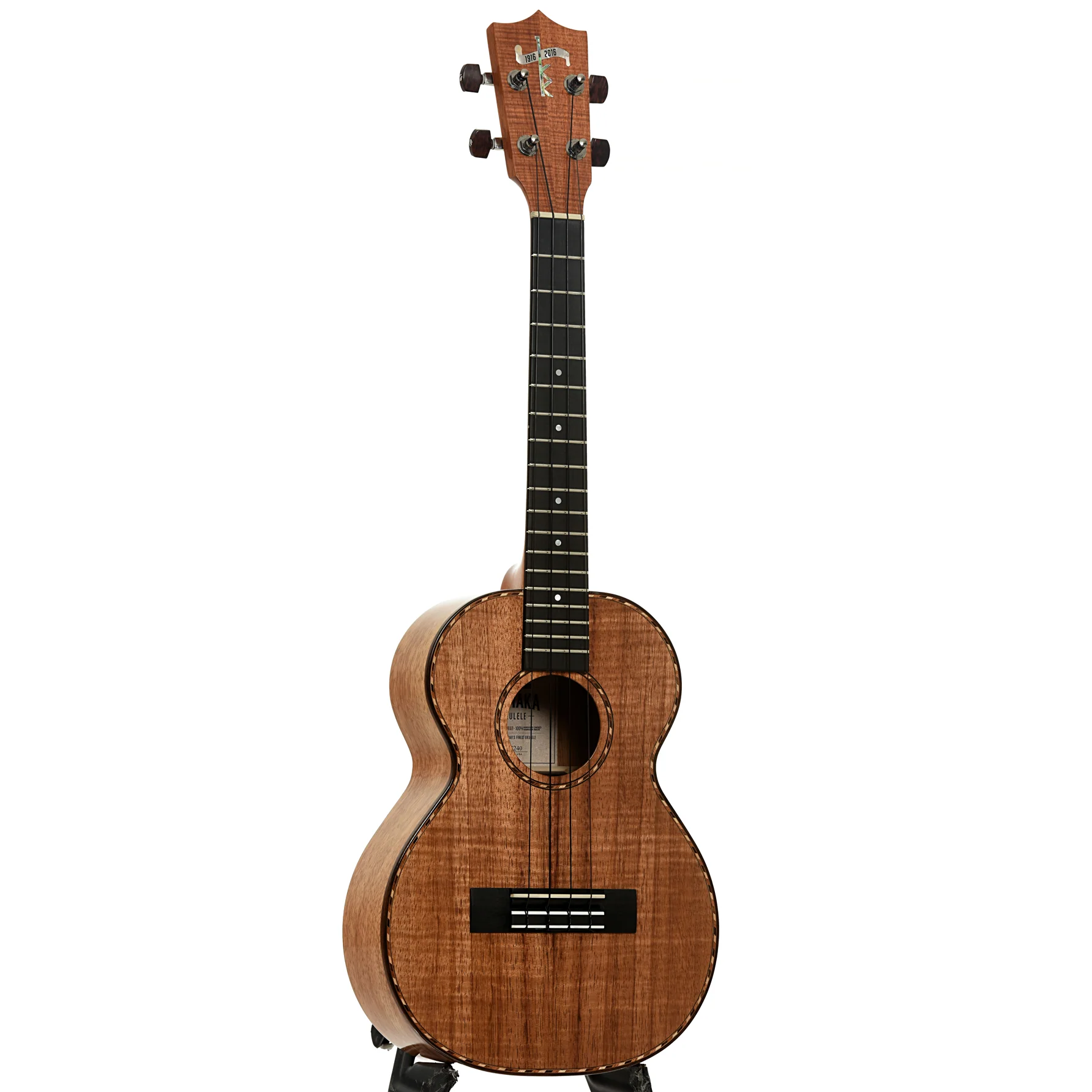 Kamaka 100th Anniversary HF-3D Deluxe Tenor Ukulele with Case (2016) - Image 3