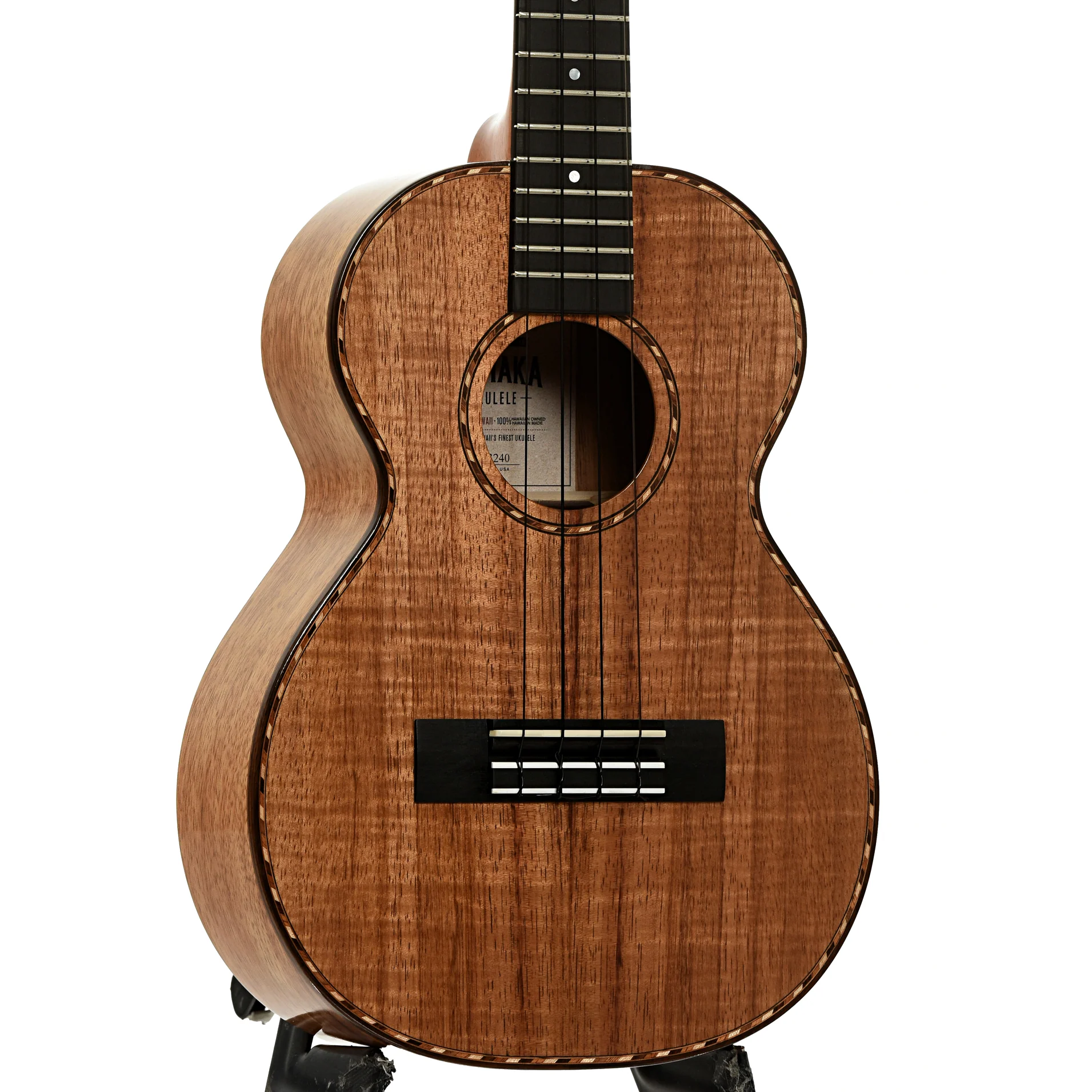 Kamaka 100th Anniversary HF-3D Deluxe Tenor Ukulele with Case (2016) - Image 4