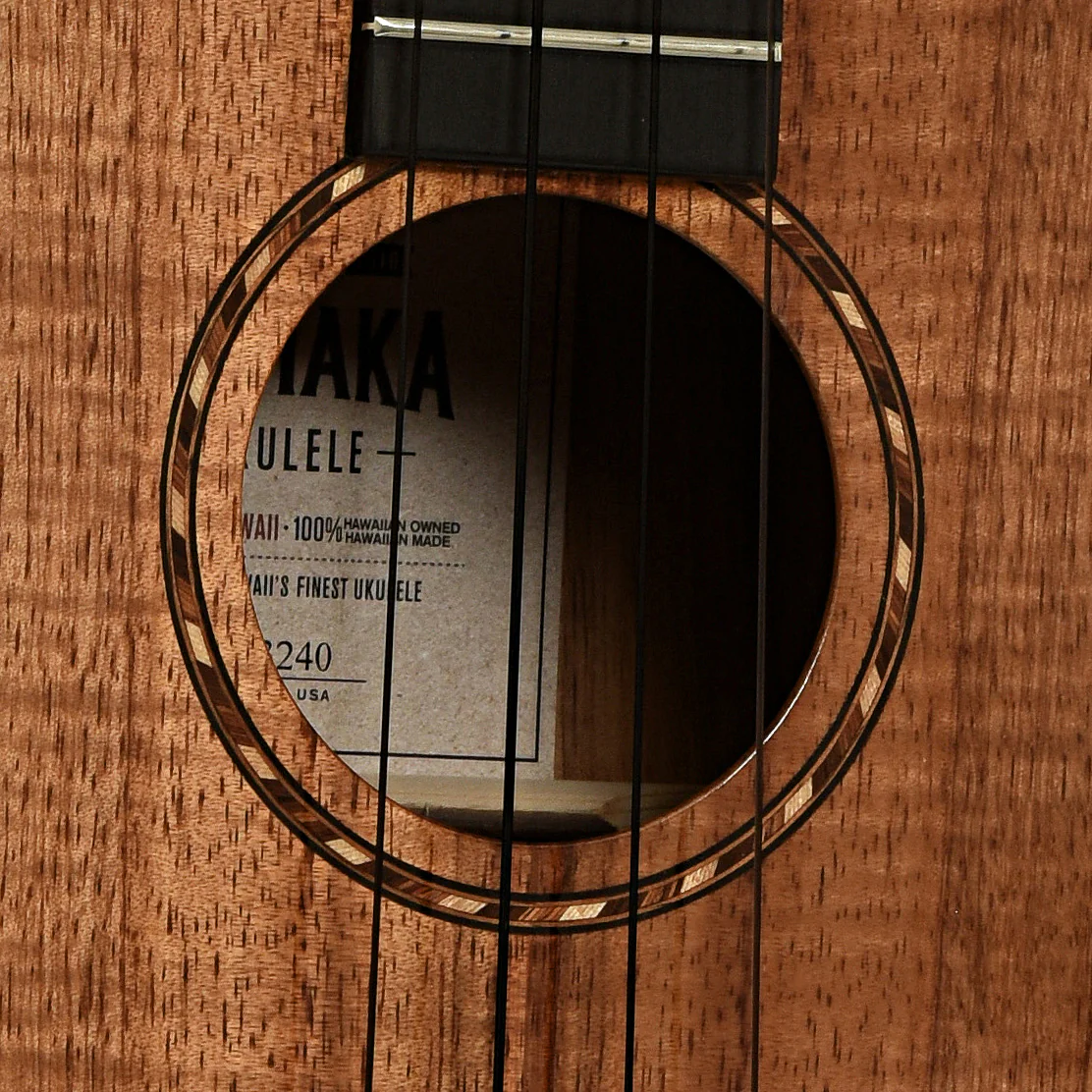 Kamaka 100th Anniversary HF-3D Deluxe Tenor Ukulele with Case (2016) - Image 6