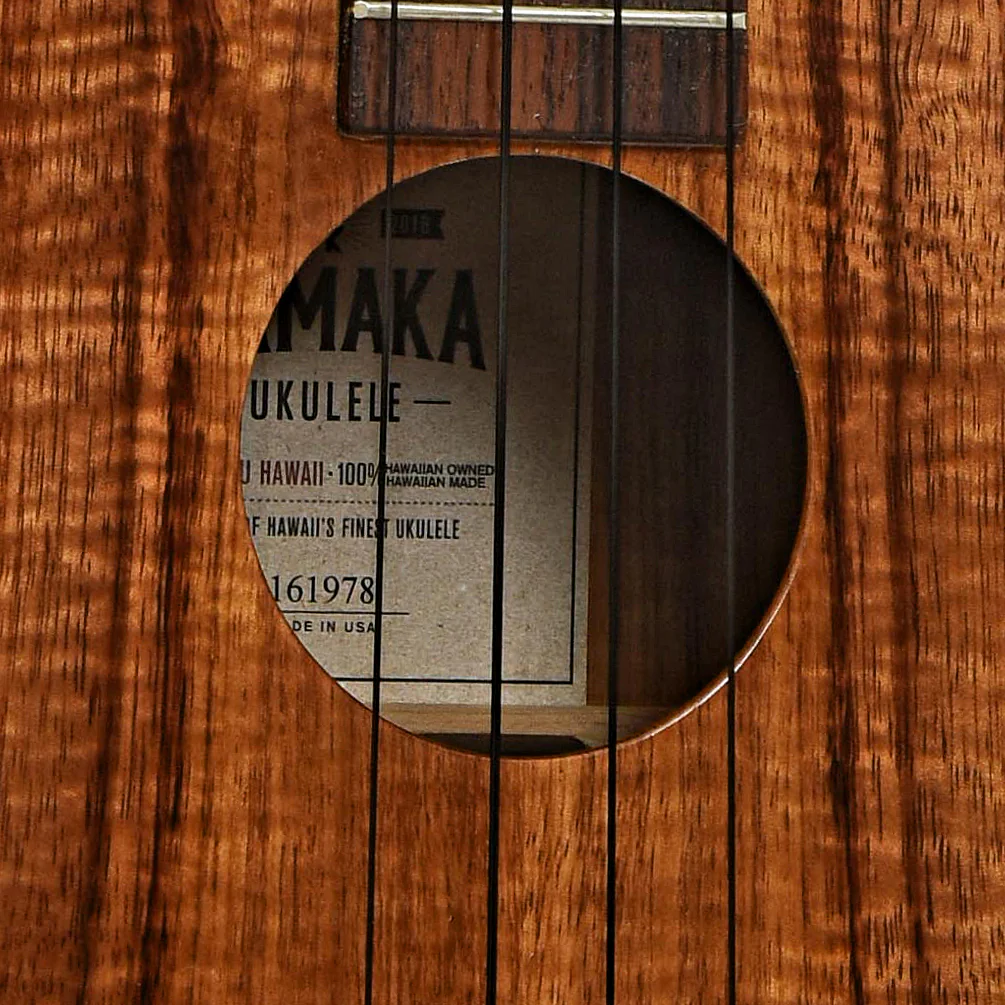 Kamaka HF-3 100th Anniversary Tenor Ukulele (2016) - Image 6