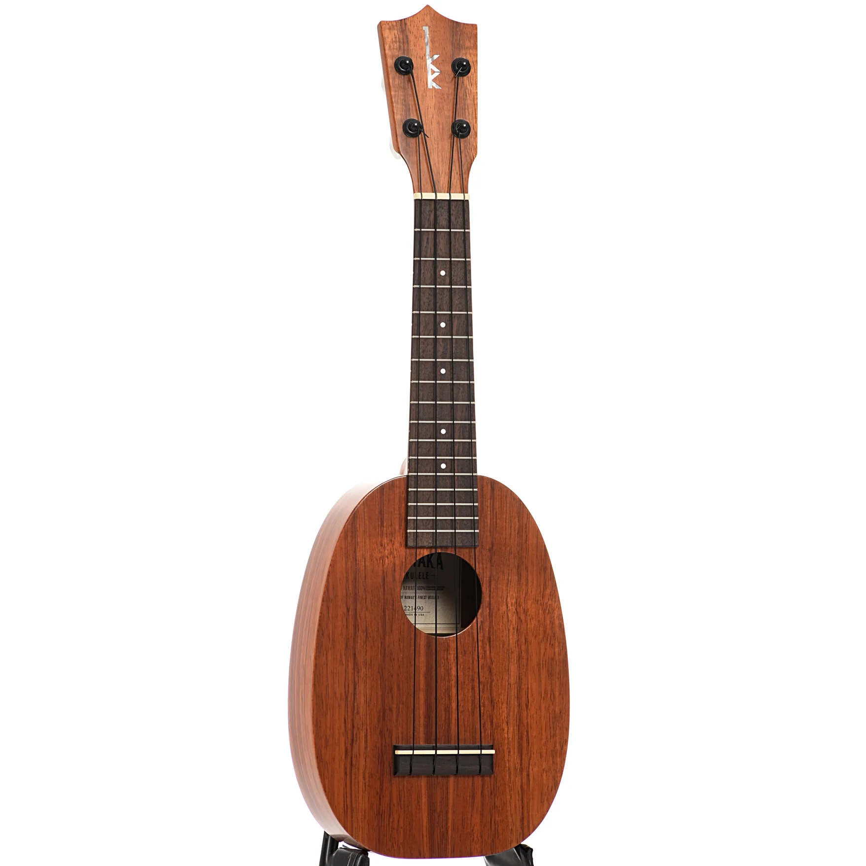 Kamaka HP-1 Standard Soprano Pineapple Ukulele with Case - Image 3