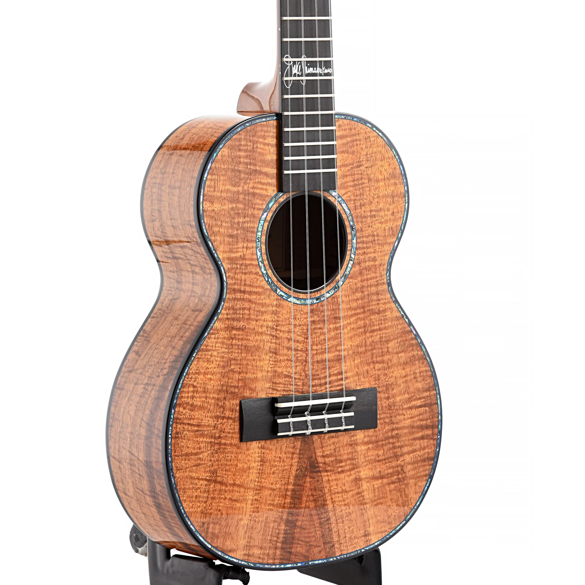 Kamaka Jake Blue Edition HF-3 D4I Tenor Ukulele & Case - Image 3