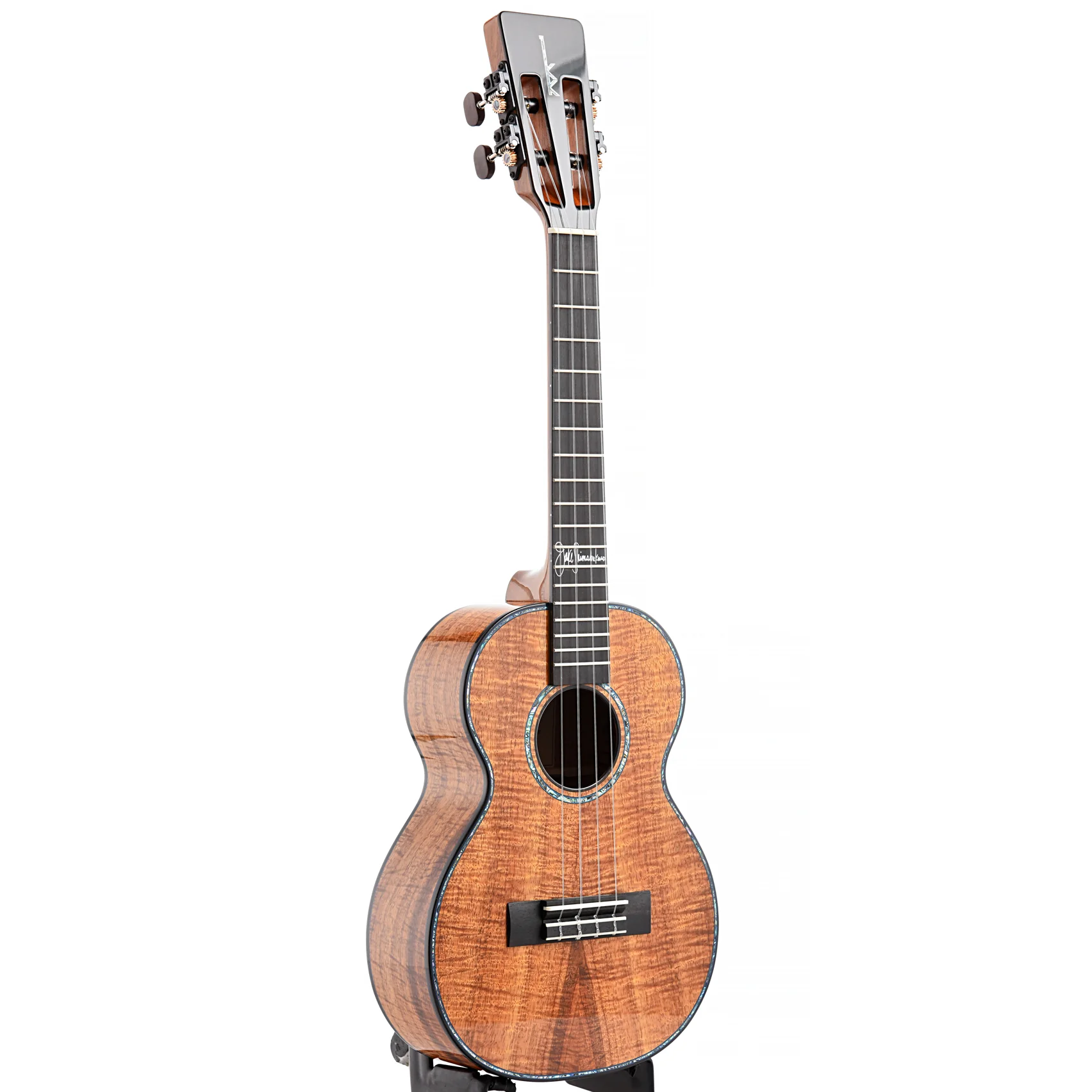 Kamaka Jake Blue Edition HF-3 D4I Tenor Ukulele & Case - Image 4