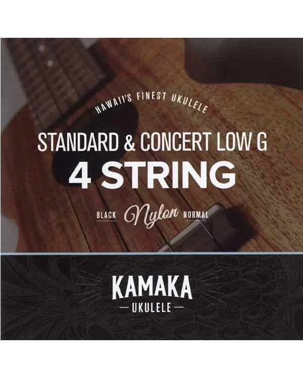 Kamaka S-1 Standard/Concert Ukulele Set with Low G - Image 2