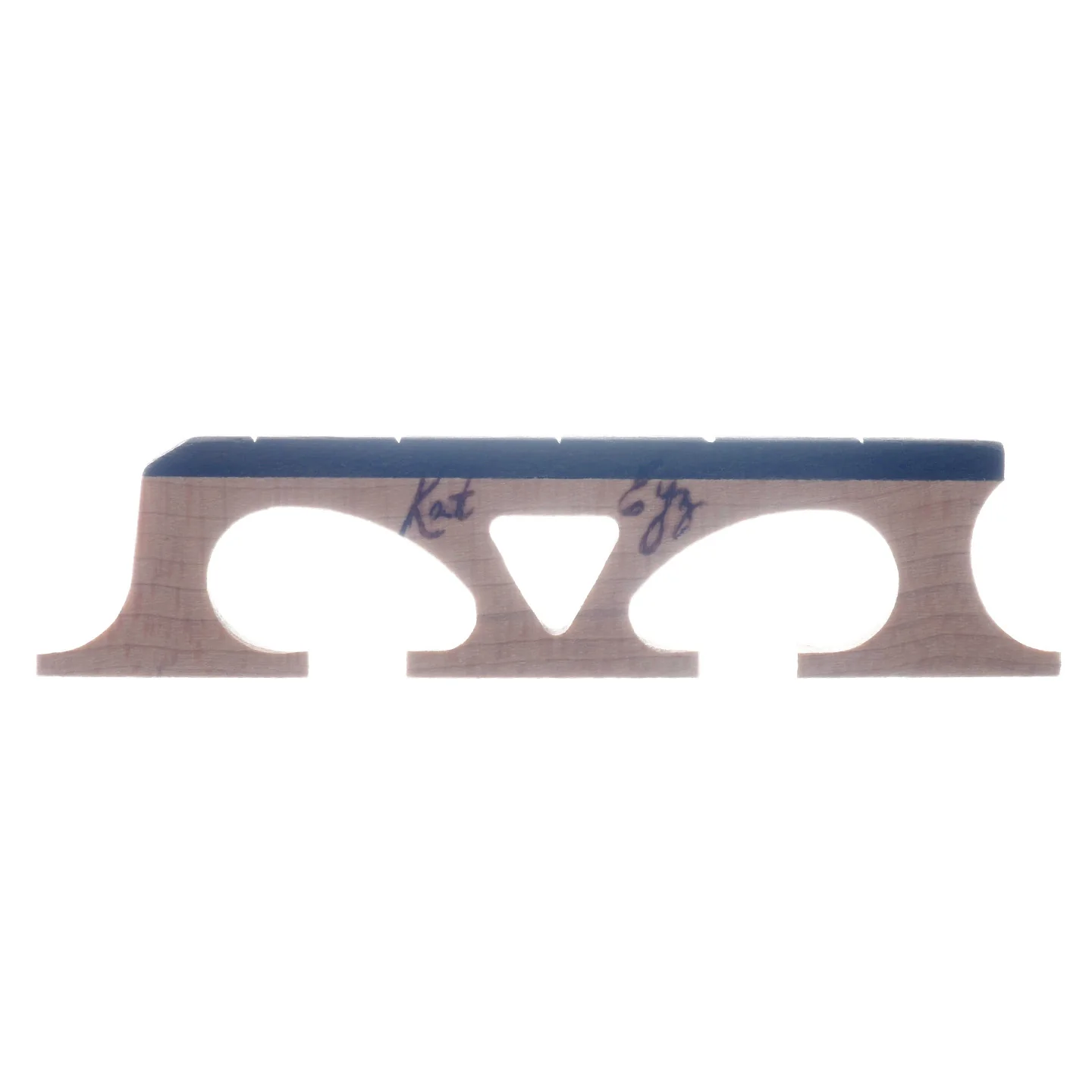 Kat Eyz Old Wood Banjo Bridge, Crowe Spaced, 11/16" High - Image 2