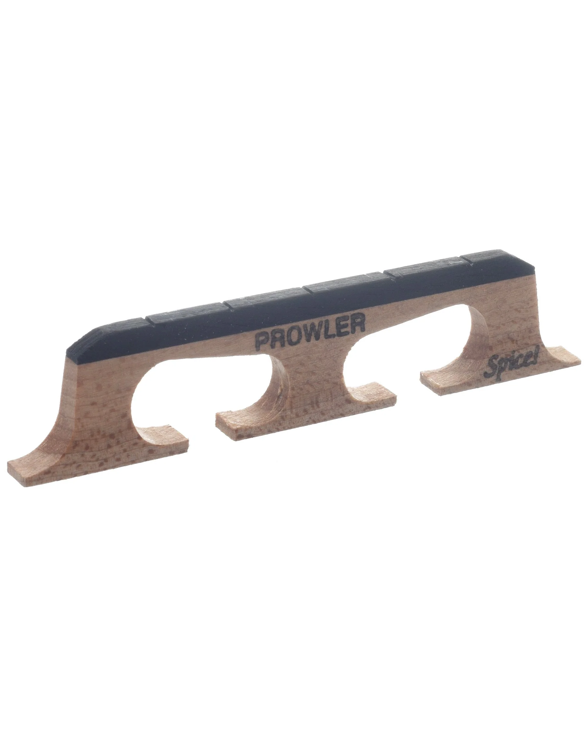Kat Eyz Prowler Spice Banjo Bridge, 5/8" High, Standard Spacing - Image 2