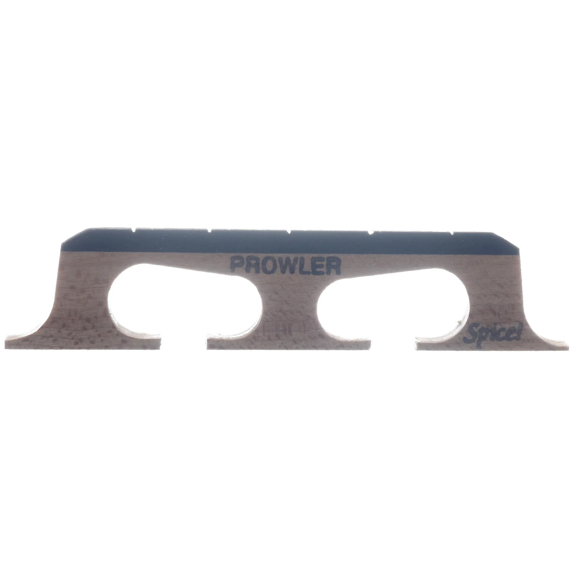 Kat Eyz Prowler Spice Banjo Bridge, 5/8" High, Standard Spacing - Image 3