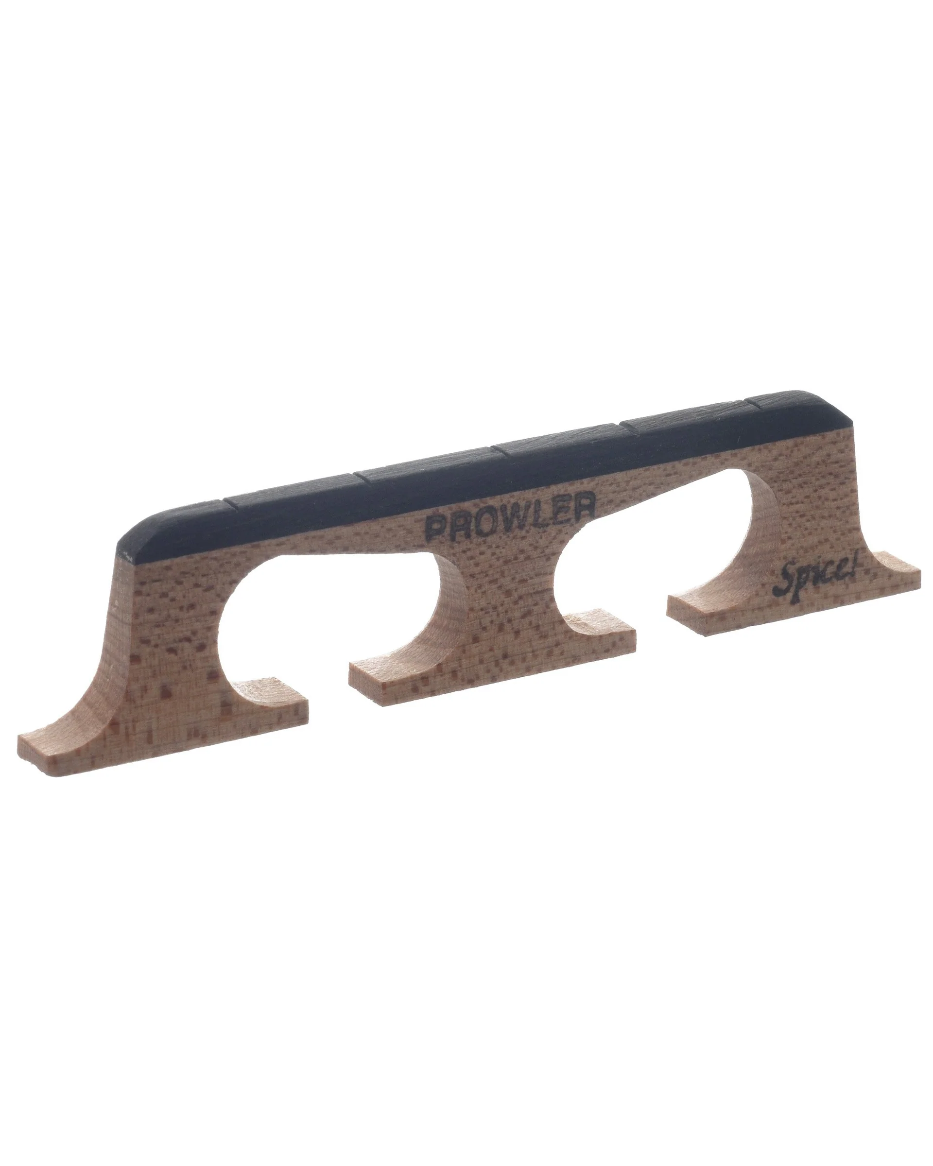 Kat Eyz Prowler Spice Banjo Bridge, .656" High, Crowe Spacing - Image 2