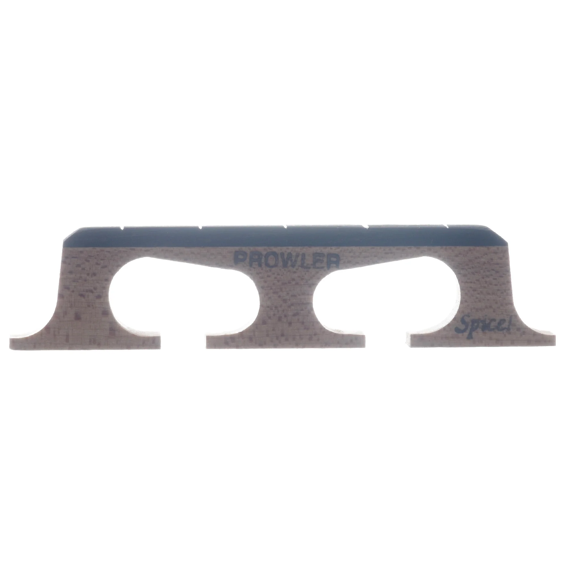 Kat Eyz Prowler Spice Banjo Bridge, .656" High, Crowe Spacing - Image 3