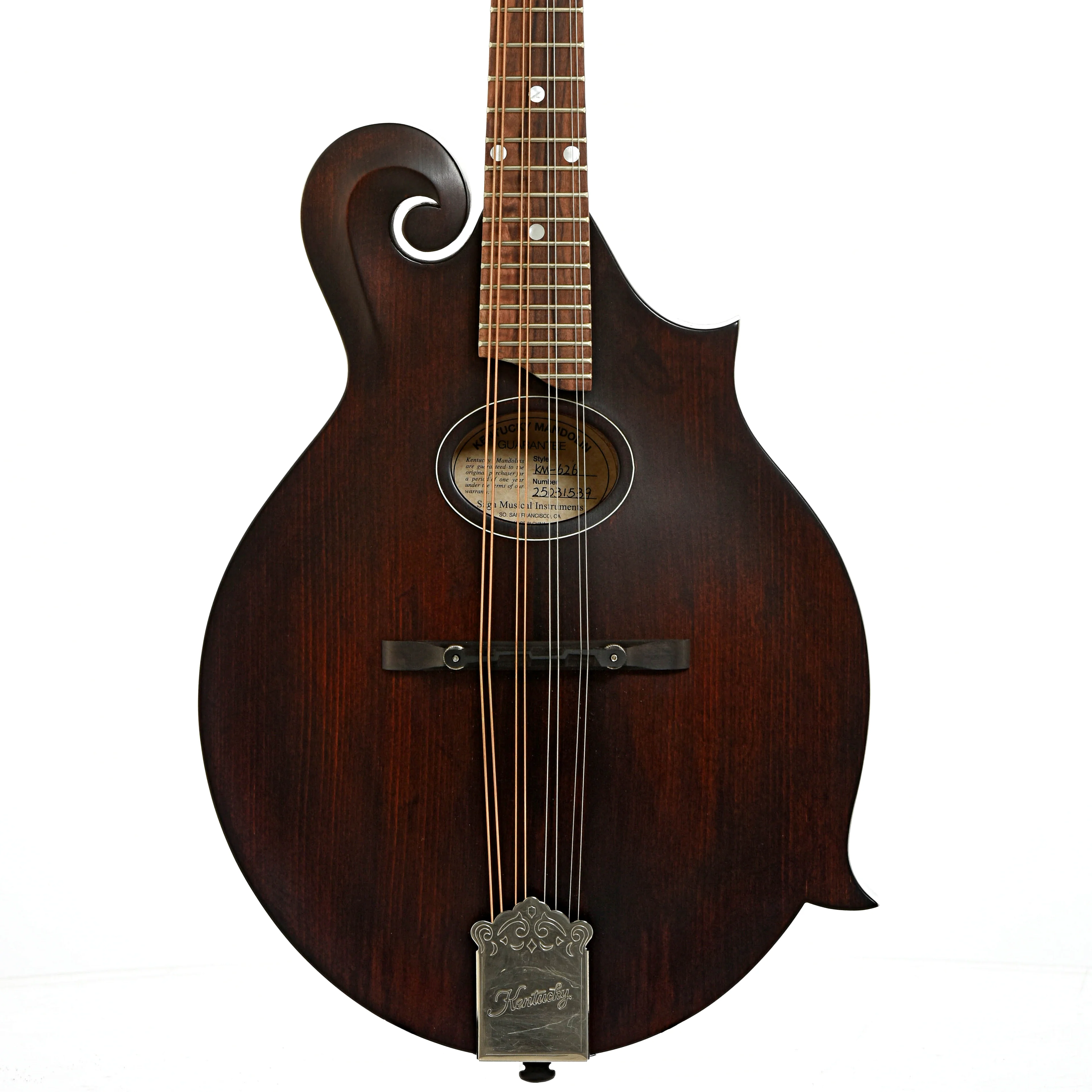 Kentucky KM-626 F-Style Oval Hole Mandolin & Gigbag - Image 2
