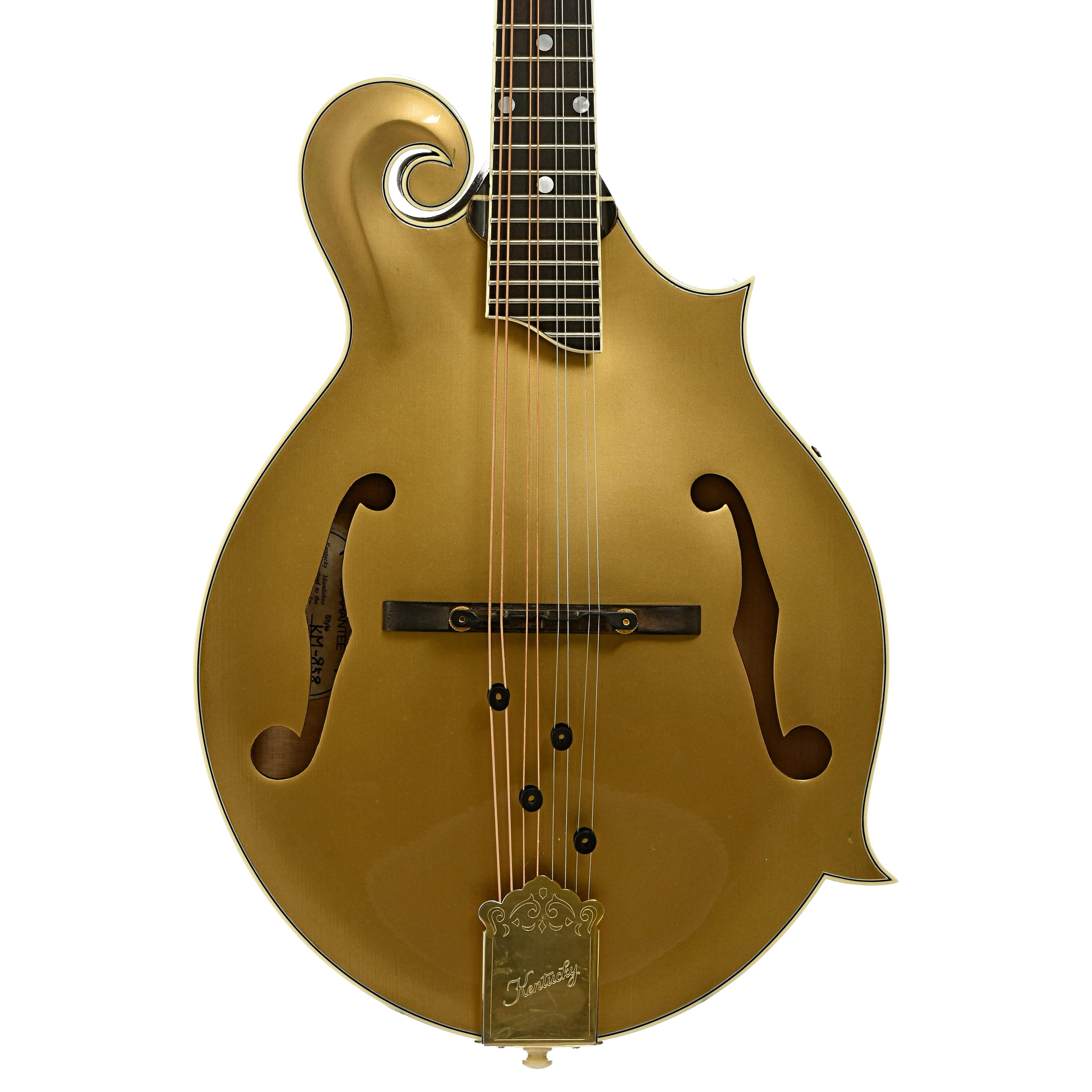 Kentucky KM-858 Artist Gold Mandolin (2018) - Image 2