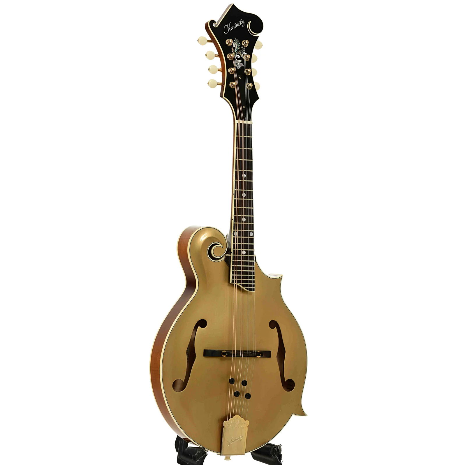 Kentucky KM-858 Gold Artist F-Style Mandolin (2018) - Image 3